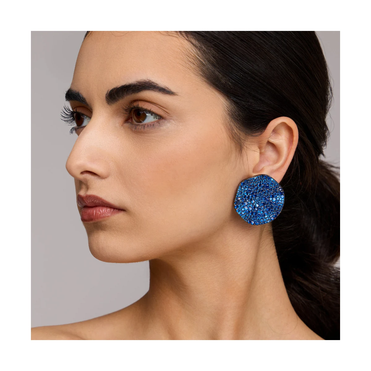 Premium Elissa - CZ stud earrings thumbnail 3