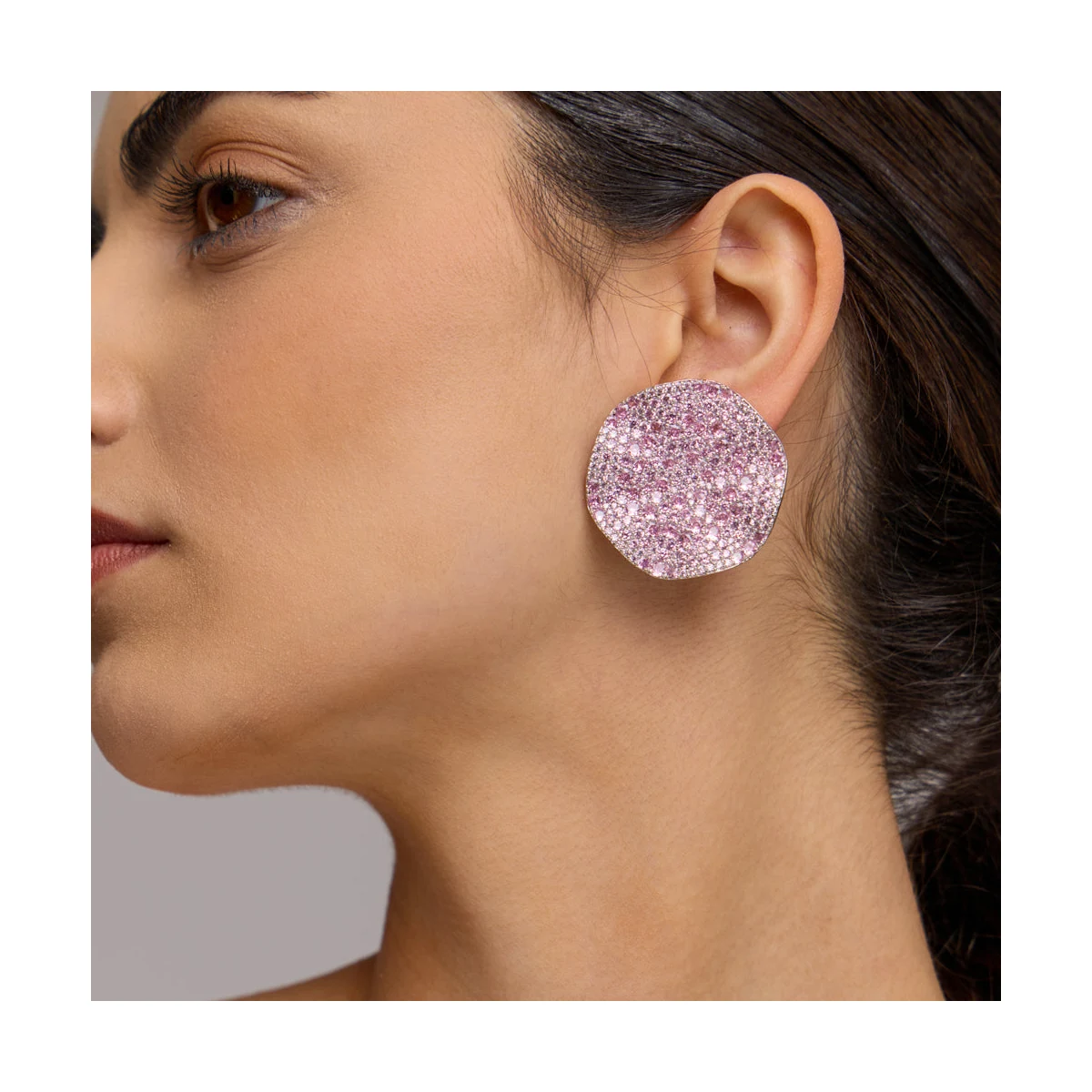 Premium Elissa - CZ stud earrings thumbnail 4