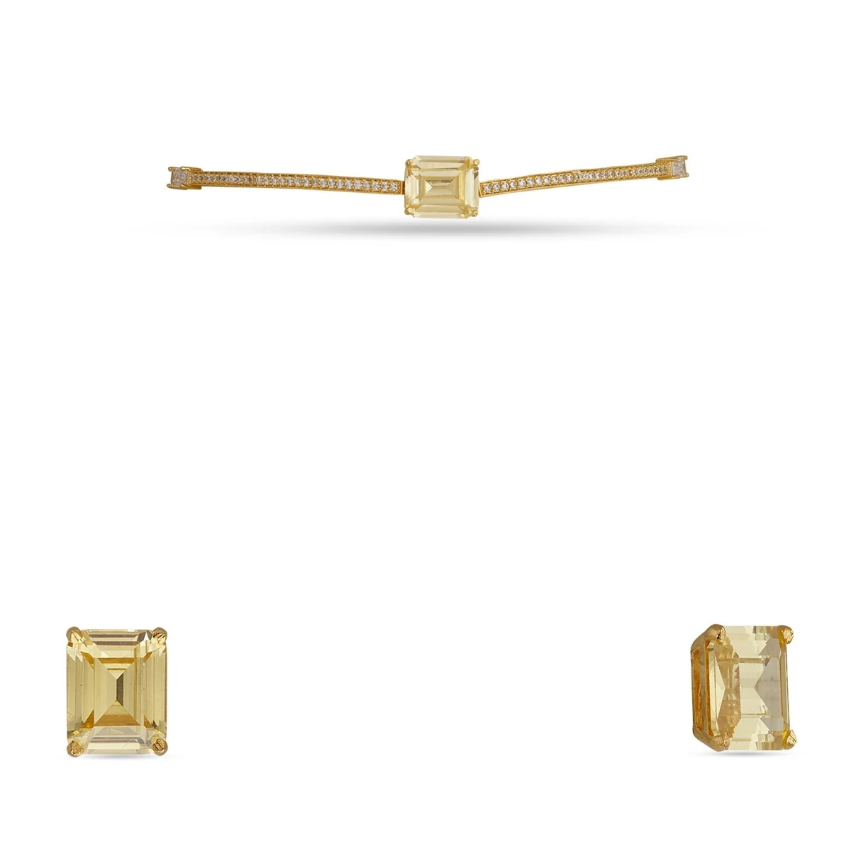 Premium Cece - White CZ Choker thumbnail 2