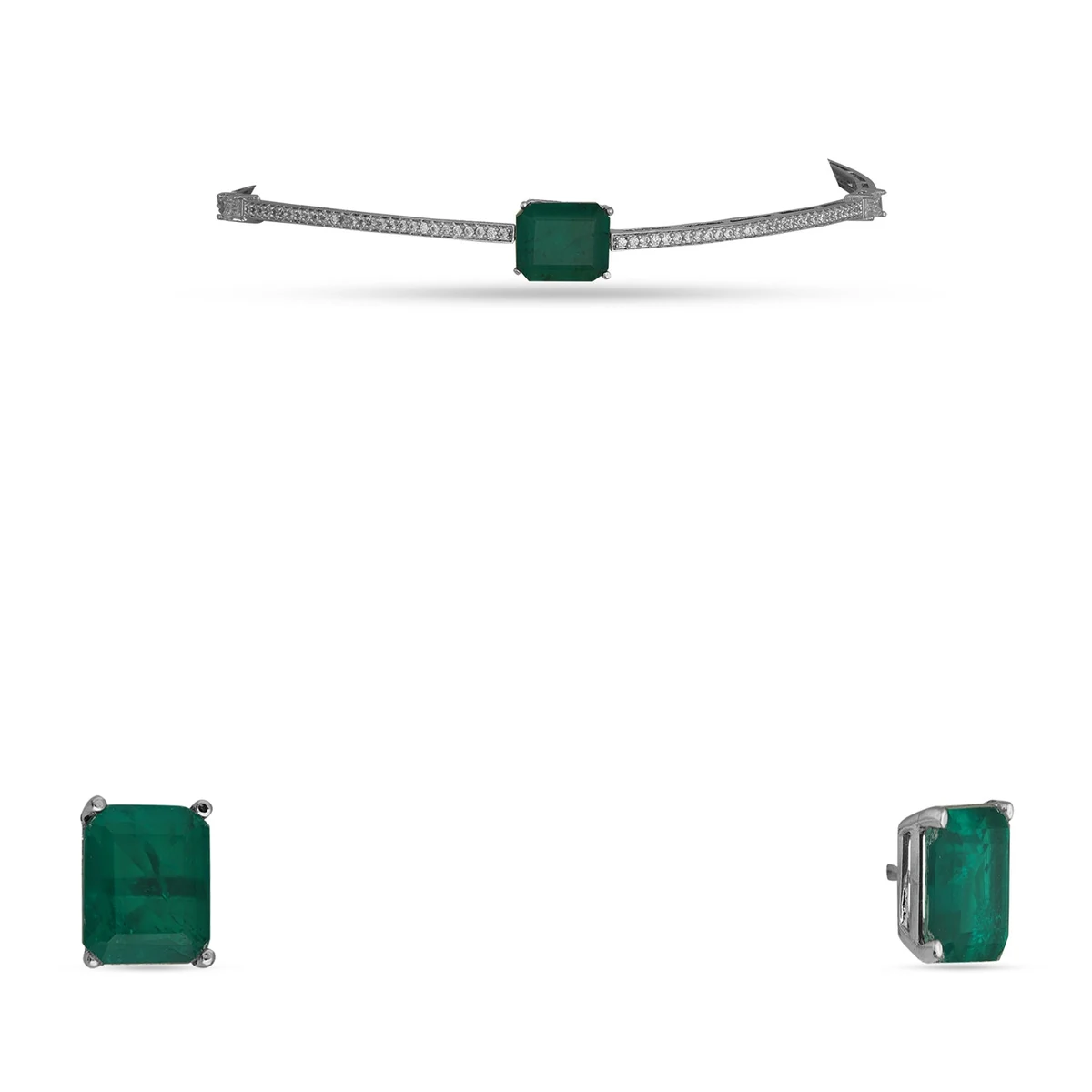 Premium Cece - White CZ Choker thumbnail 3