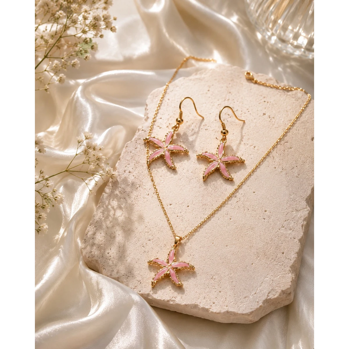 Premium Sea Bloom Starfish Pendant Set thumbnail 4