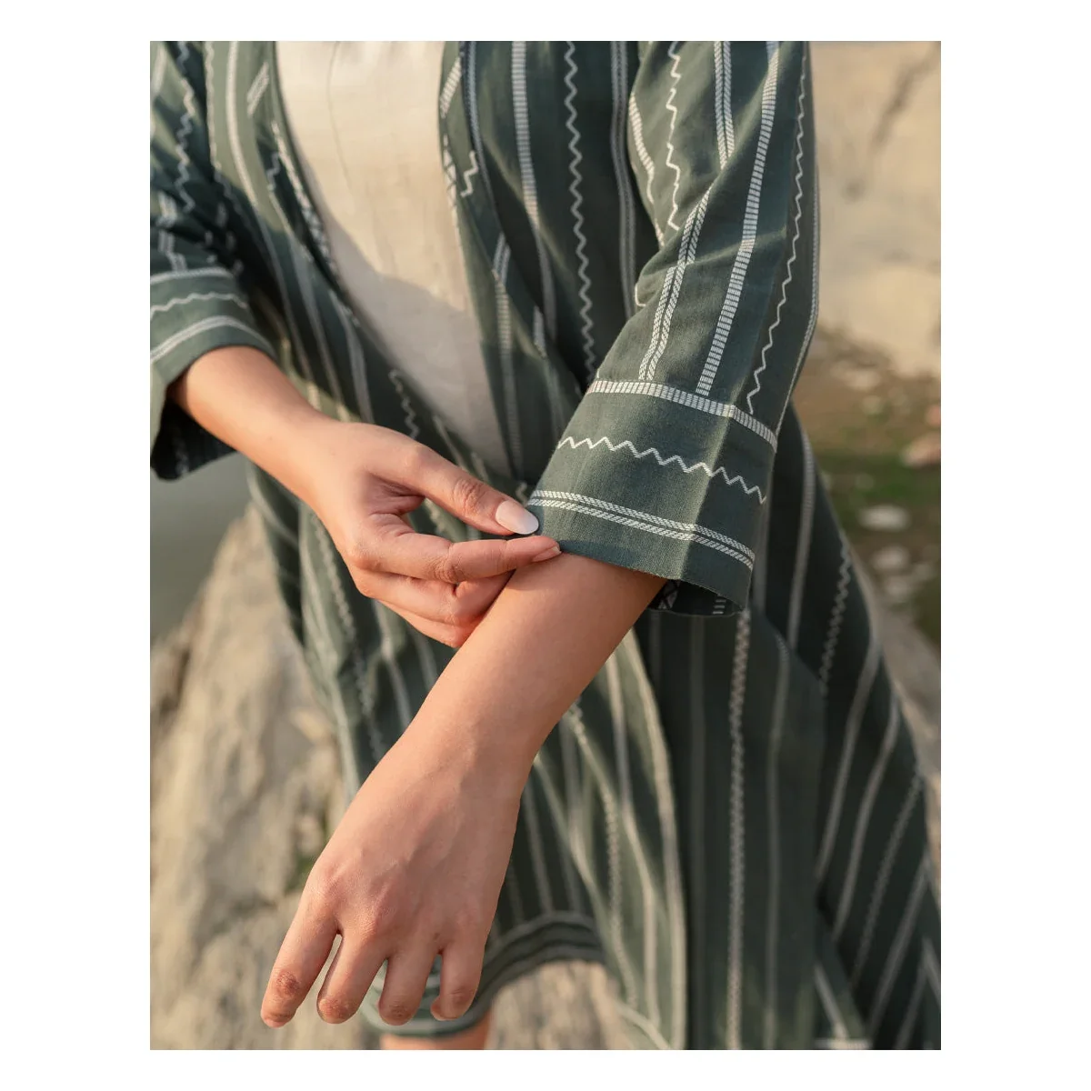 Premium Green Bay Jacket With Dress thumbnail 4