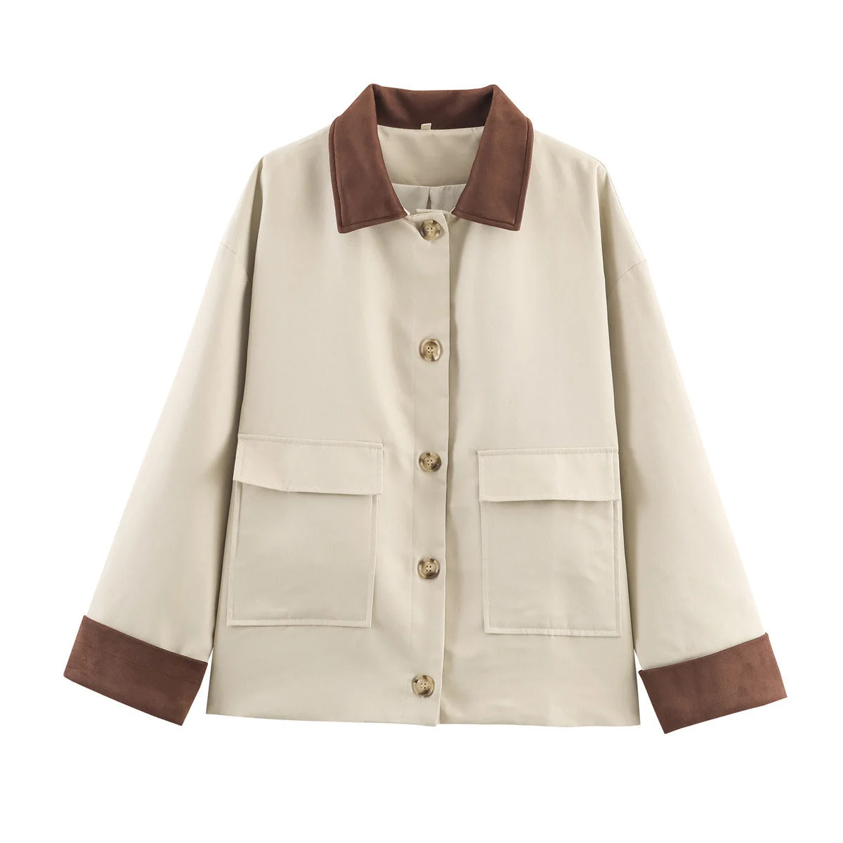 Street suede windbreaker jacket - Image 1
