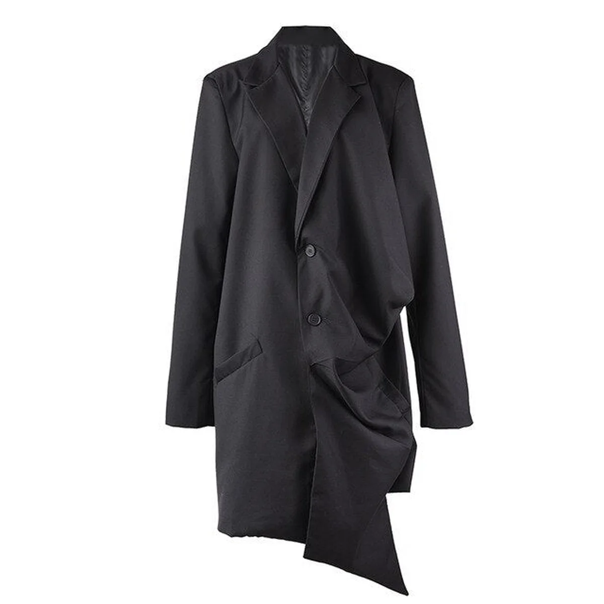 Women Fashion Long Sleeve Loose Fit Windbreaker thumbnail 3