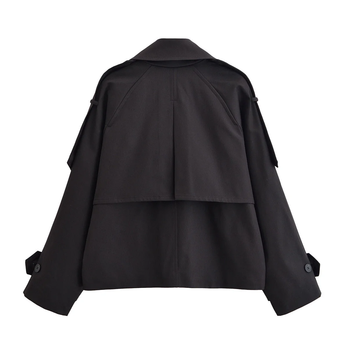 Double breasted design windbreaker thumbnail 2