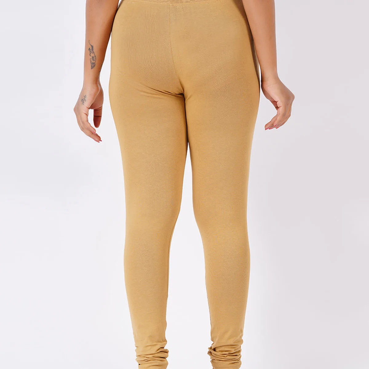 Churidar Fit Spandex Stretchable Leggings Skin L19 thumbnail 2