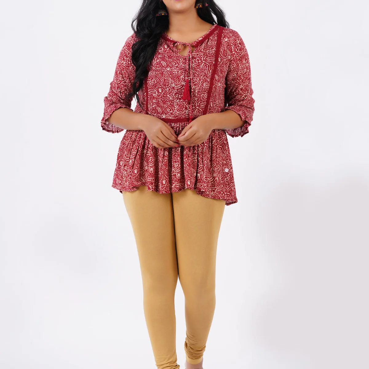Churidar Fit Spandex Stretchable Leggings Skin L19 thumbnail 4