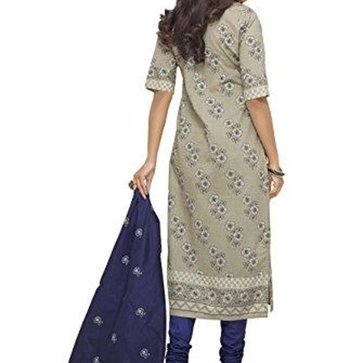 Miraan Unstitched Cotton Dress Material / Churidar Suit for Women | Party wear | Free Delivery thumbnail 2