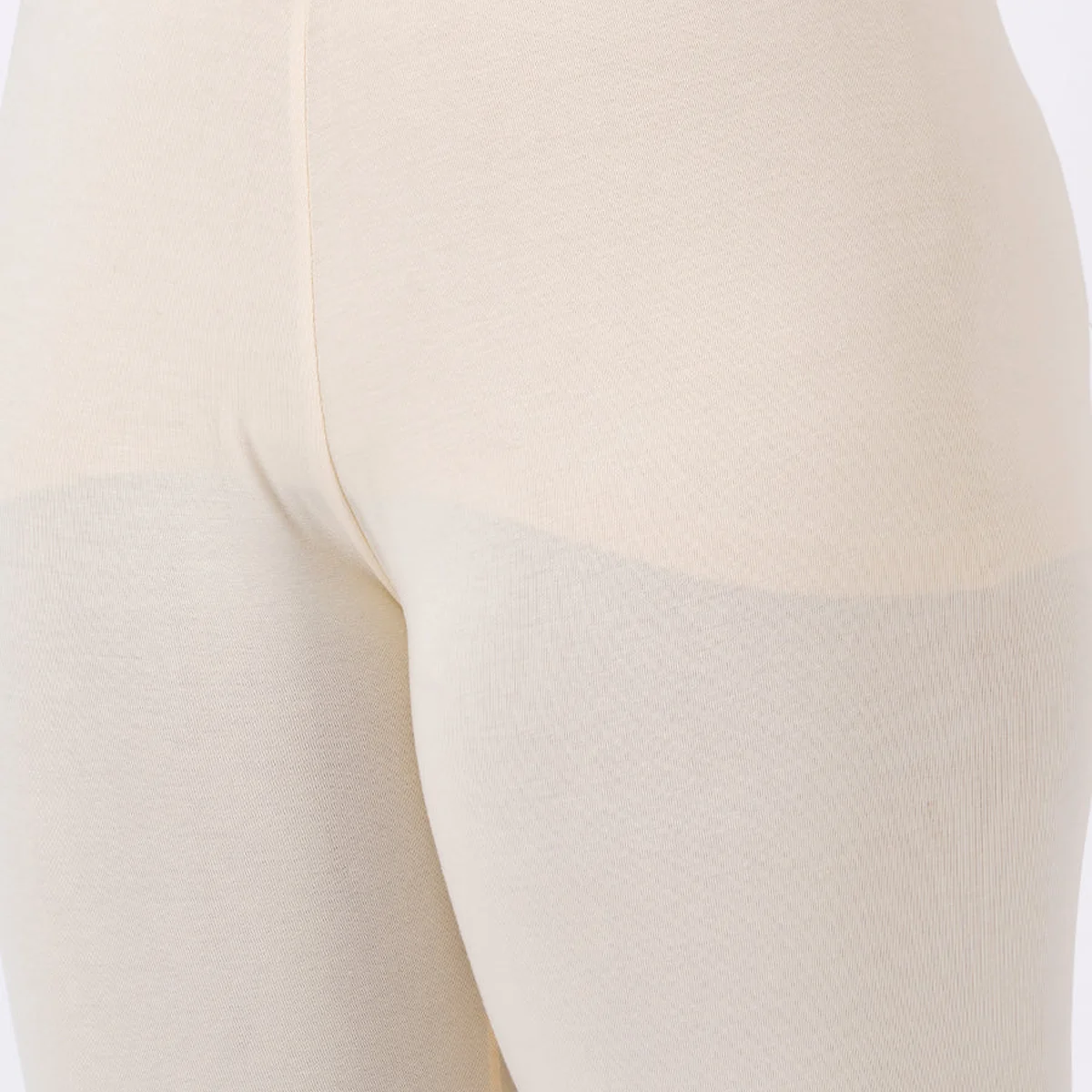 Churidar Fit Spandex Stretchable Leggings Plus Size Cream Natural L20 thumbnail 4