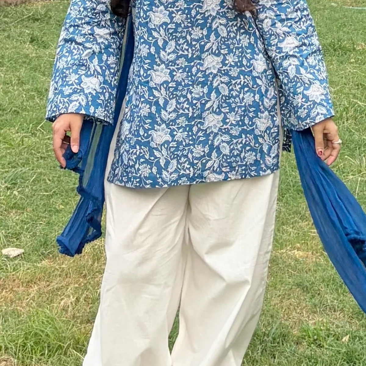 Niha Farshi cotton kurta set thumbnail 4
