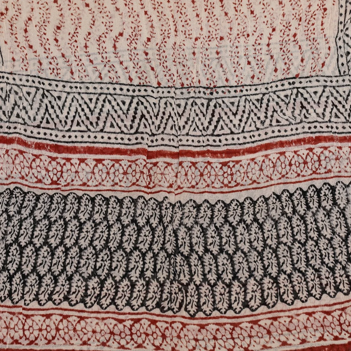Black Bagru Print Cotton Salwar Suit Set Material thumbnail 2