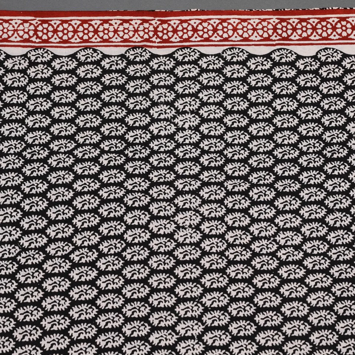 Black Bagru Print Cotton Salwar Suit Set Material thumbnail 4