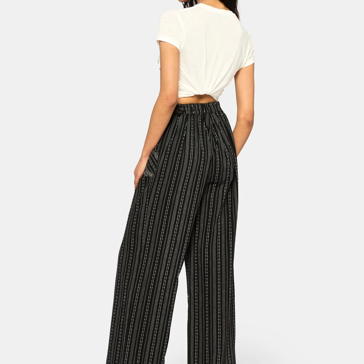 Tate Stripe Wide Leg Trousers thumbnail 3