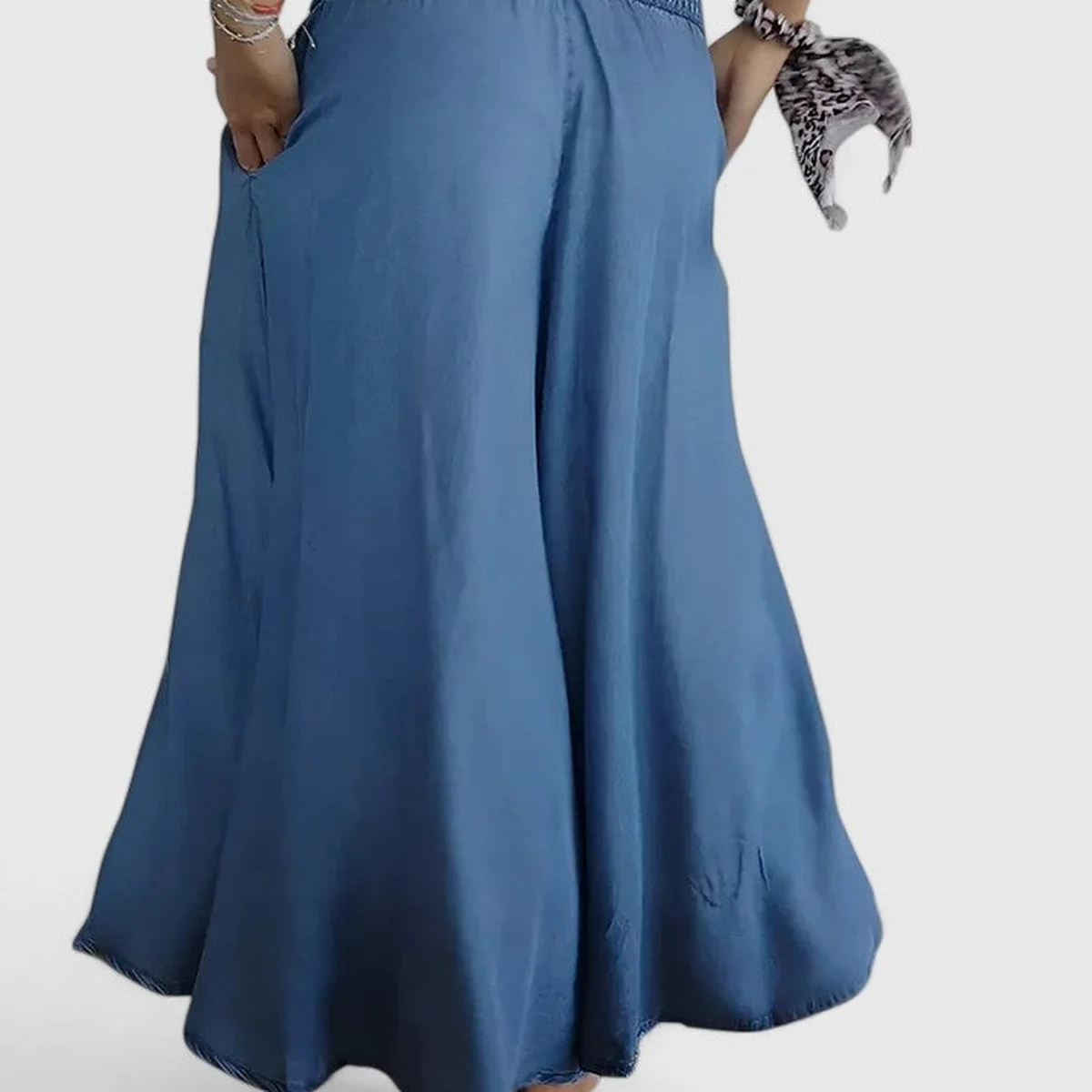 Evalia Lightweight Wide Leg Troers thumbnail 2