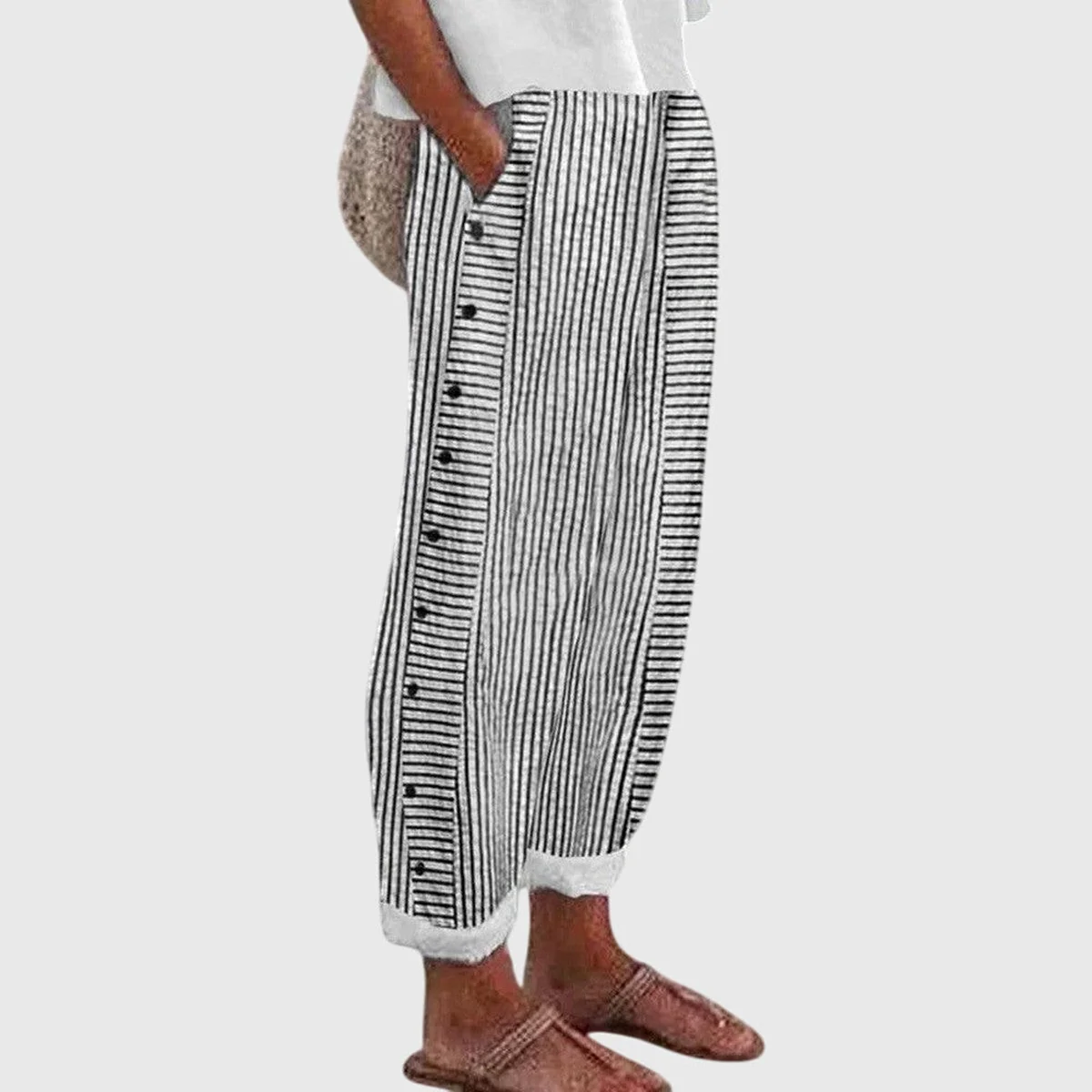 Odaline Wide Leg Troers thumbnail 2
