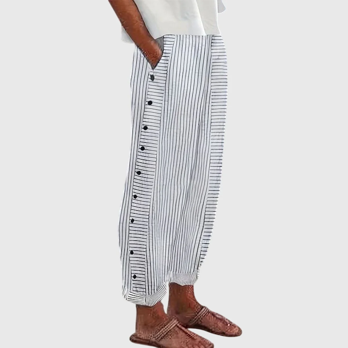 Odaline Wide Leg Troers thumbnail 3