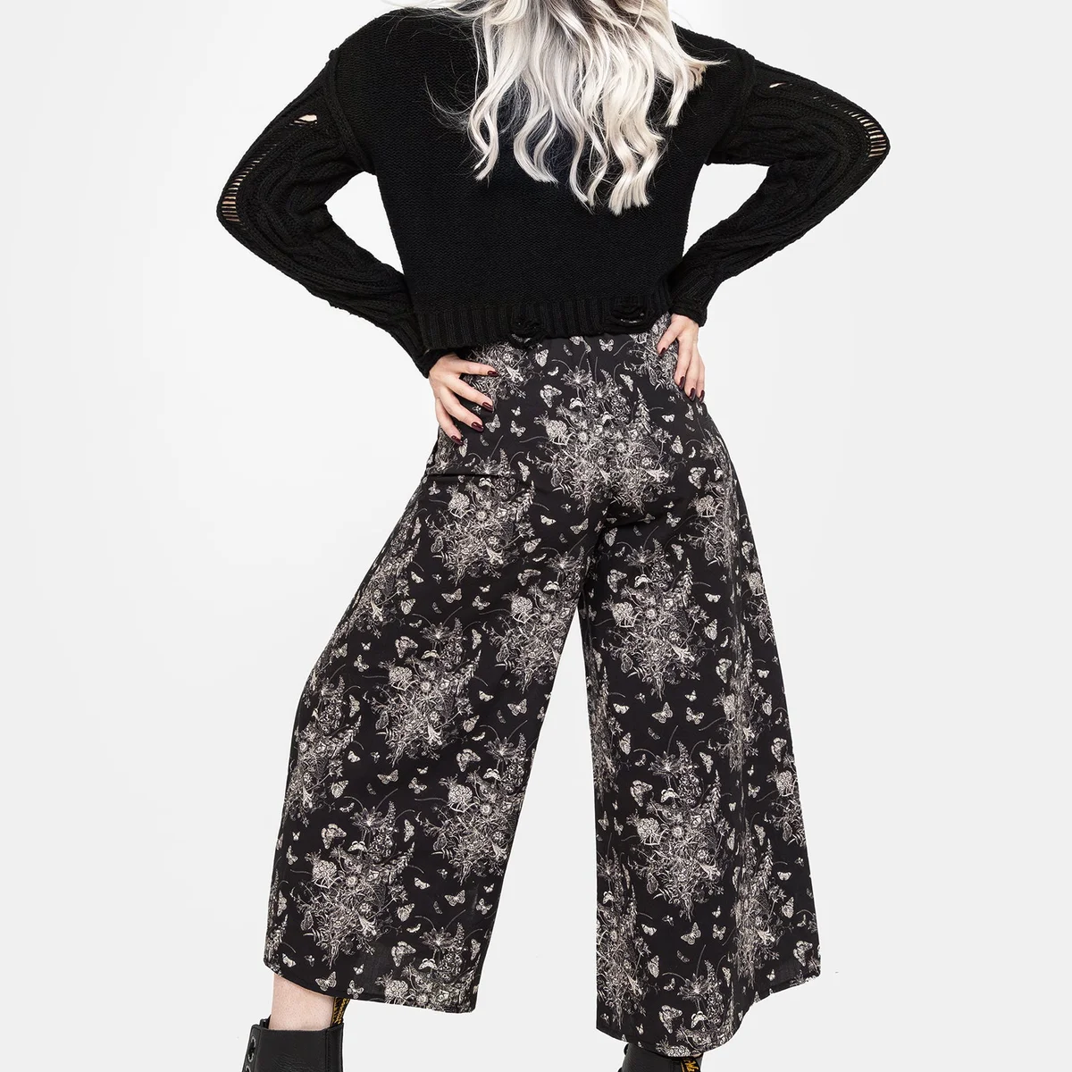 Thalia Tie Waist Culottes thumbnail 3