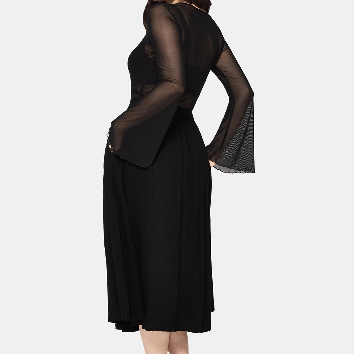 Hexborn Baba Yaga Embroidered Midi Skirt thumbnail 3