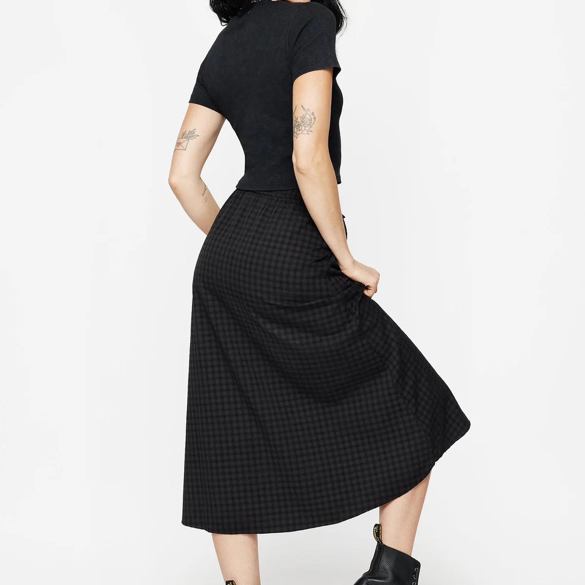 Ziggy Check Midi Skirt thumbnail 3