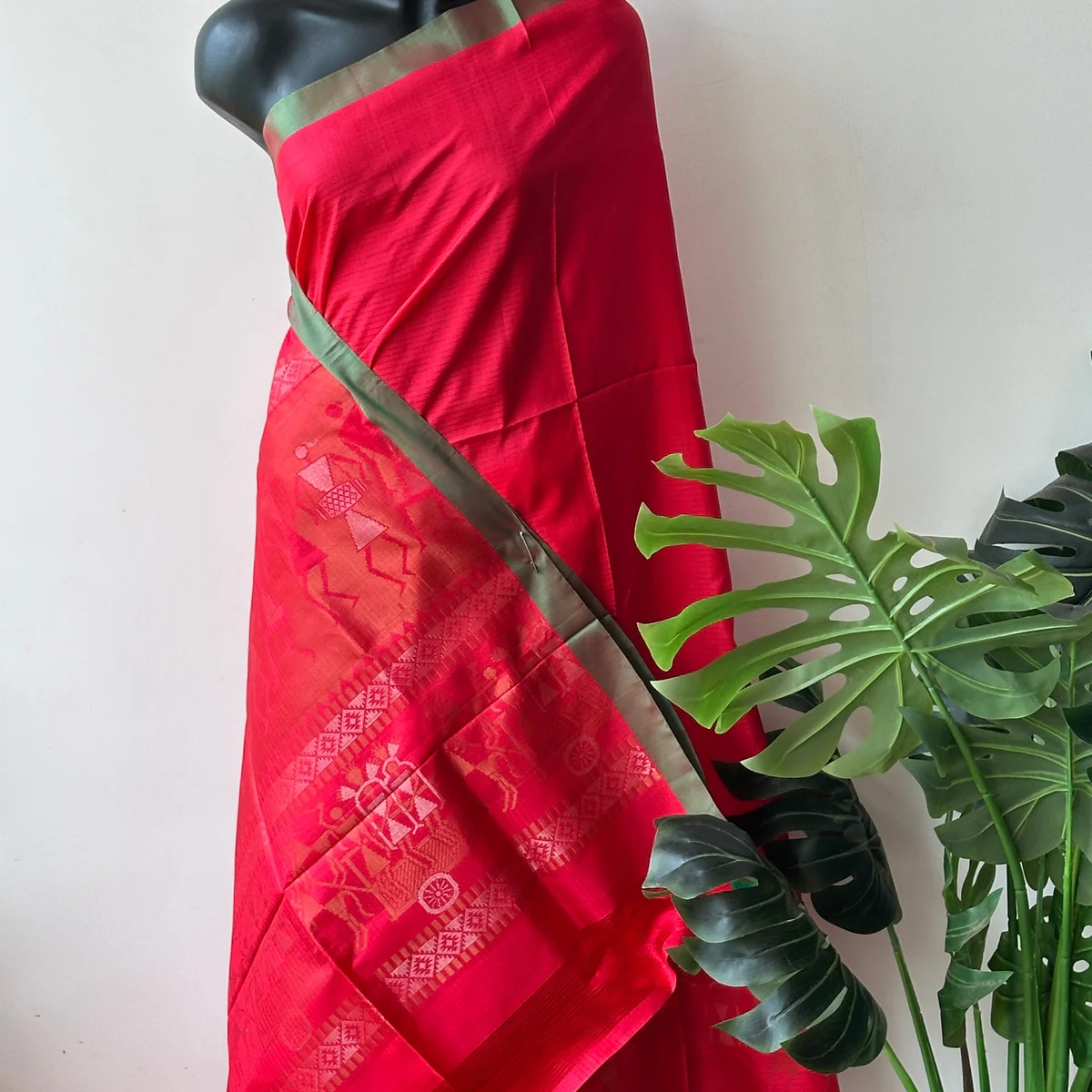 Plain Soft silk saree - Image 1