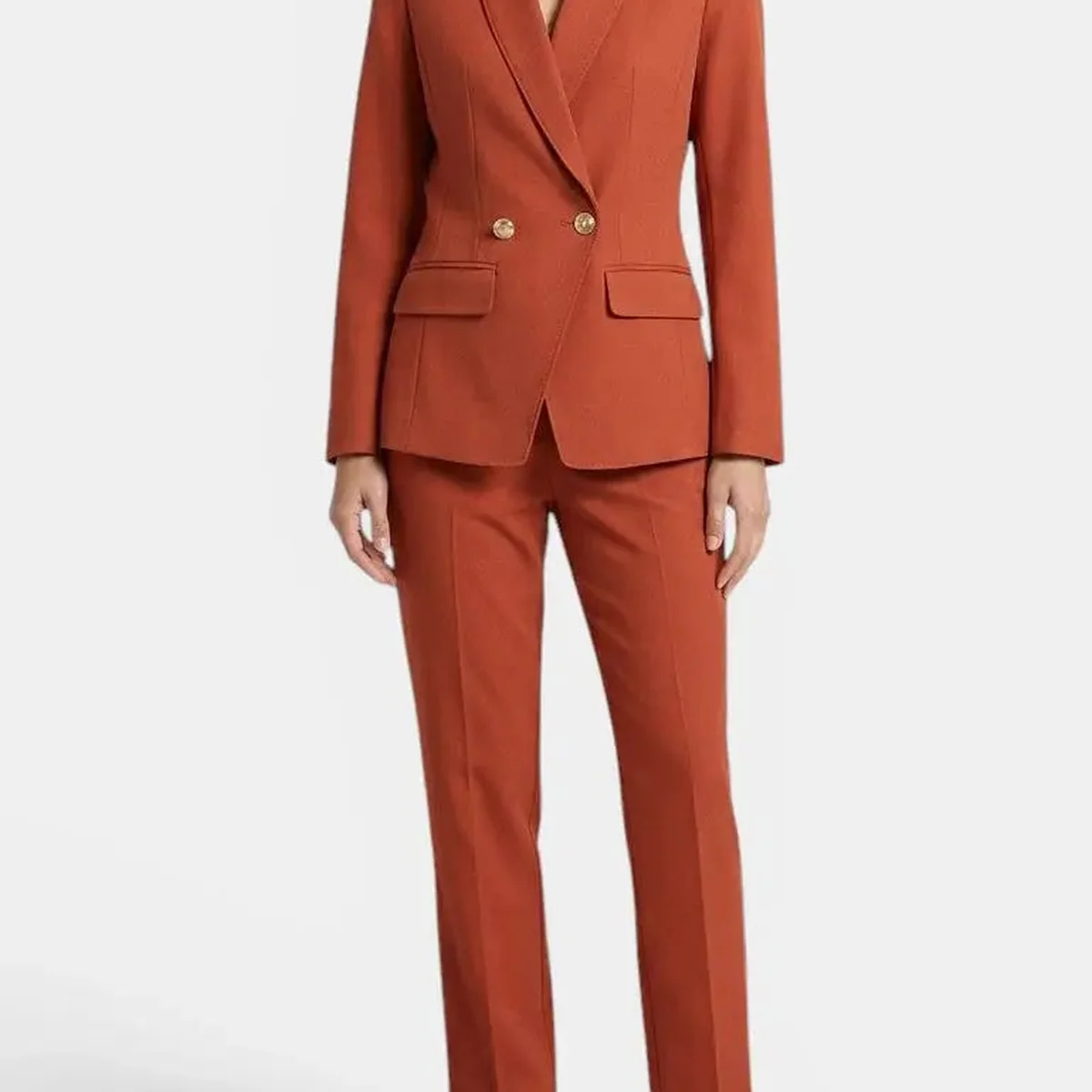 Women's Elegant Tailored Blazer Set | Structured Trousers for Autumn/Winter thumbnail 2