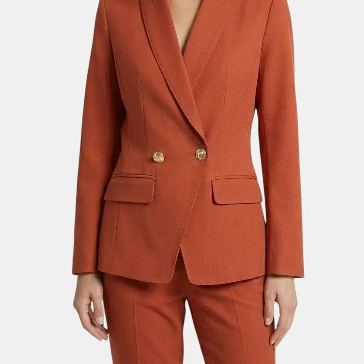 Women's Elegant Tailored Blazer Set | Structured Trousers for Autumn/Winter thumbnail 3