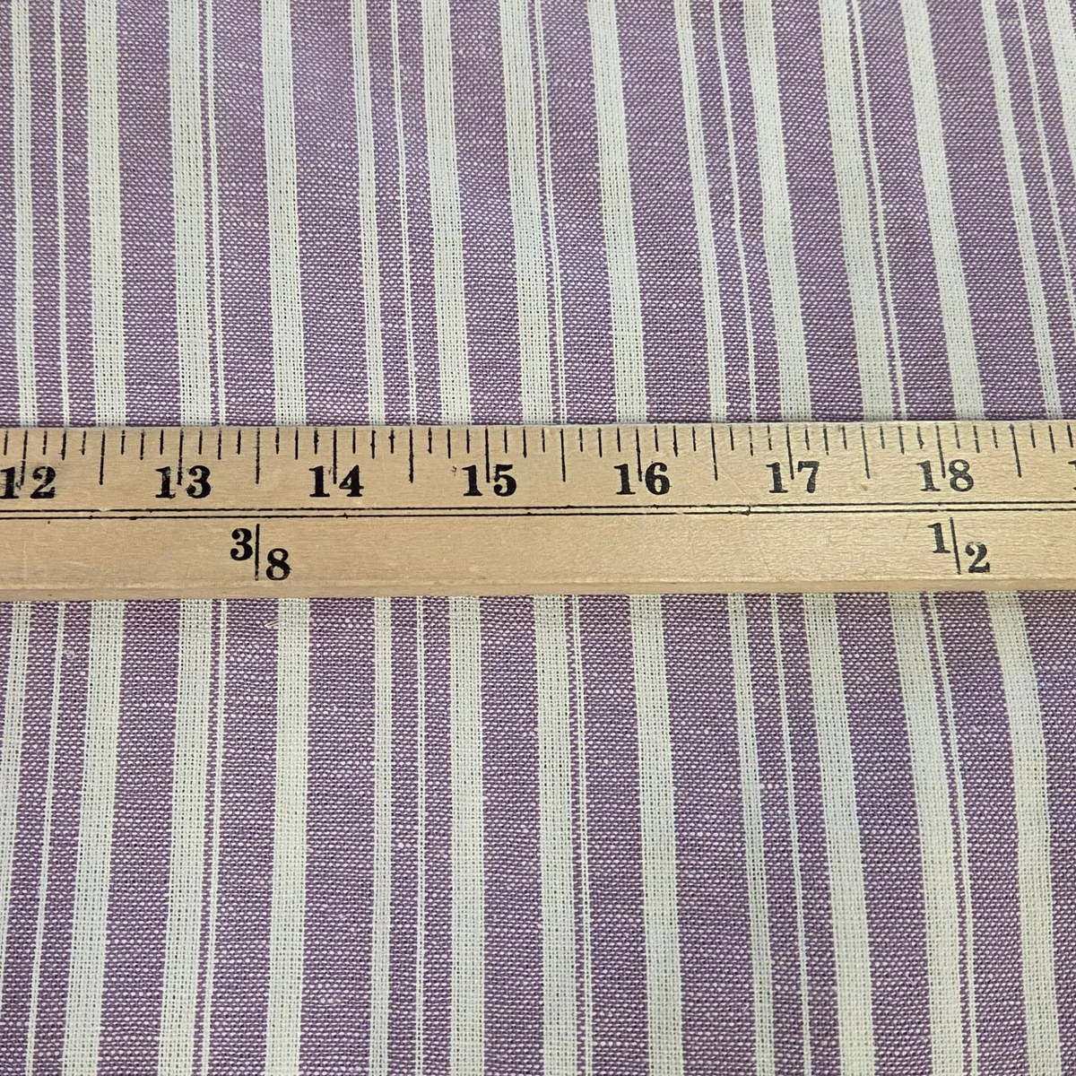 Fashion Yarn Dyed Viscose Linen Multi-Stripe Lavender Purple 200GSM Woven- by the yard thumbnail 2
