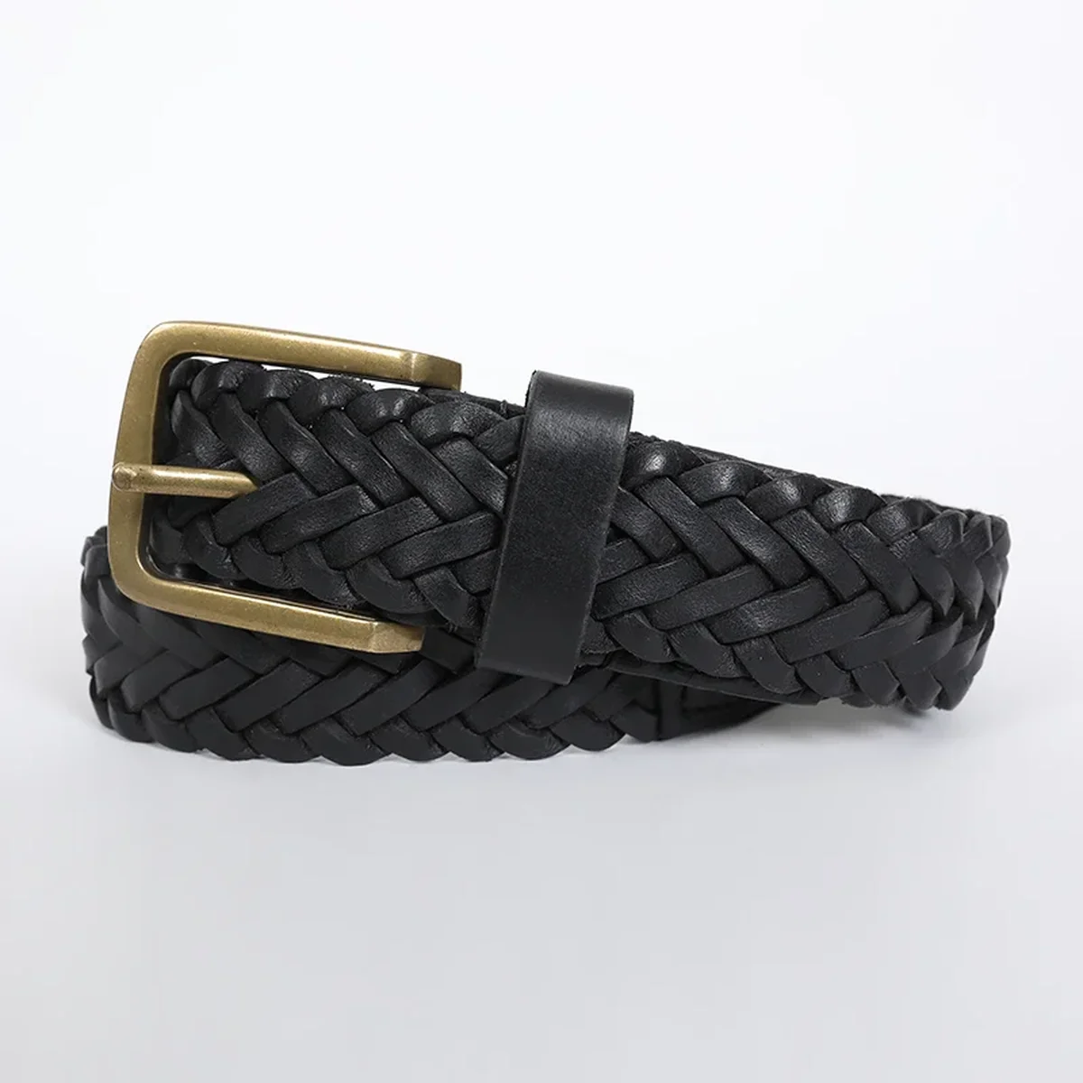 Braided Black Belt thumbnail 1
