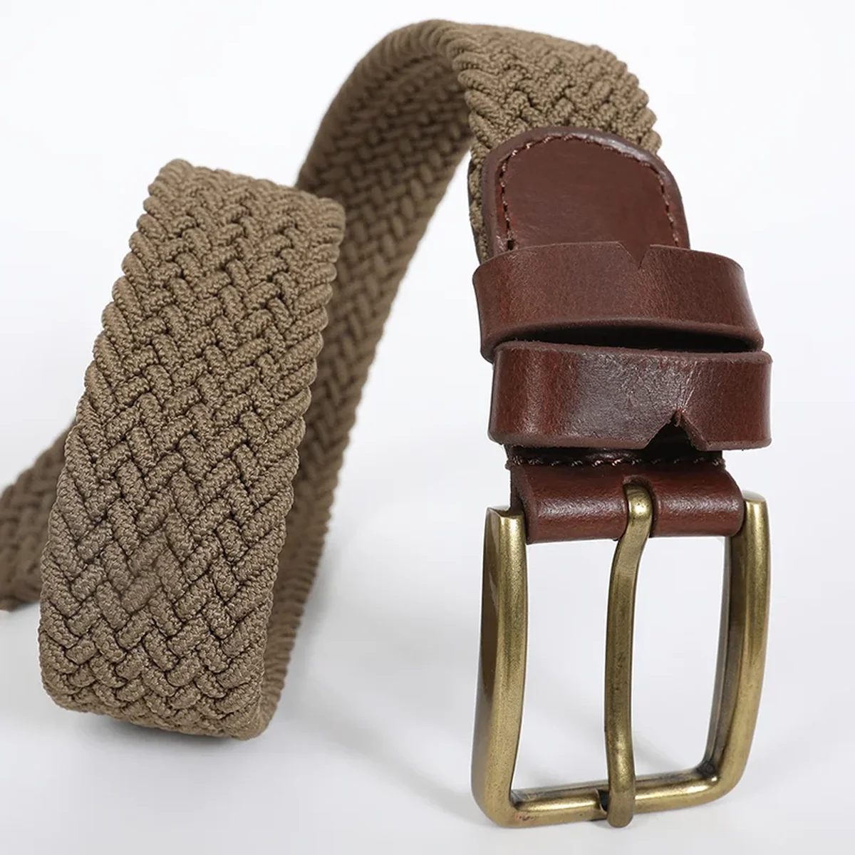 Sand Brown Braided Belt thumbnail 3