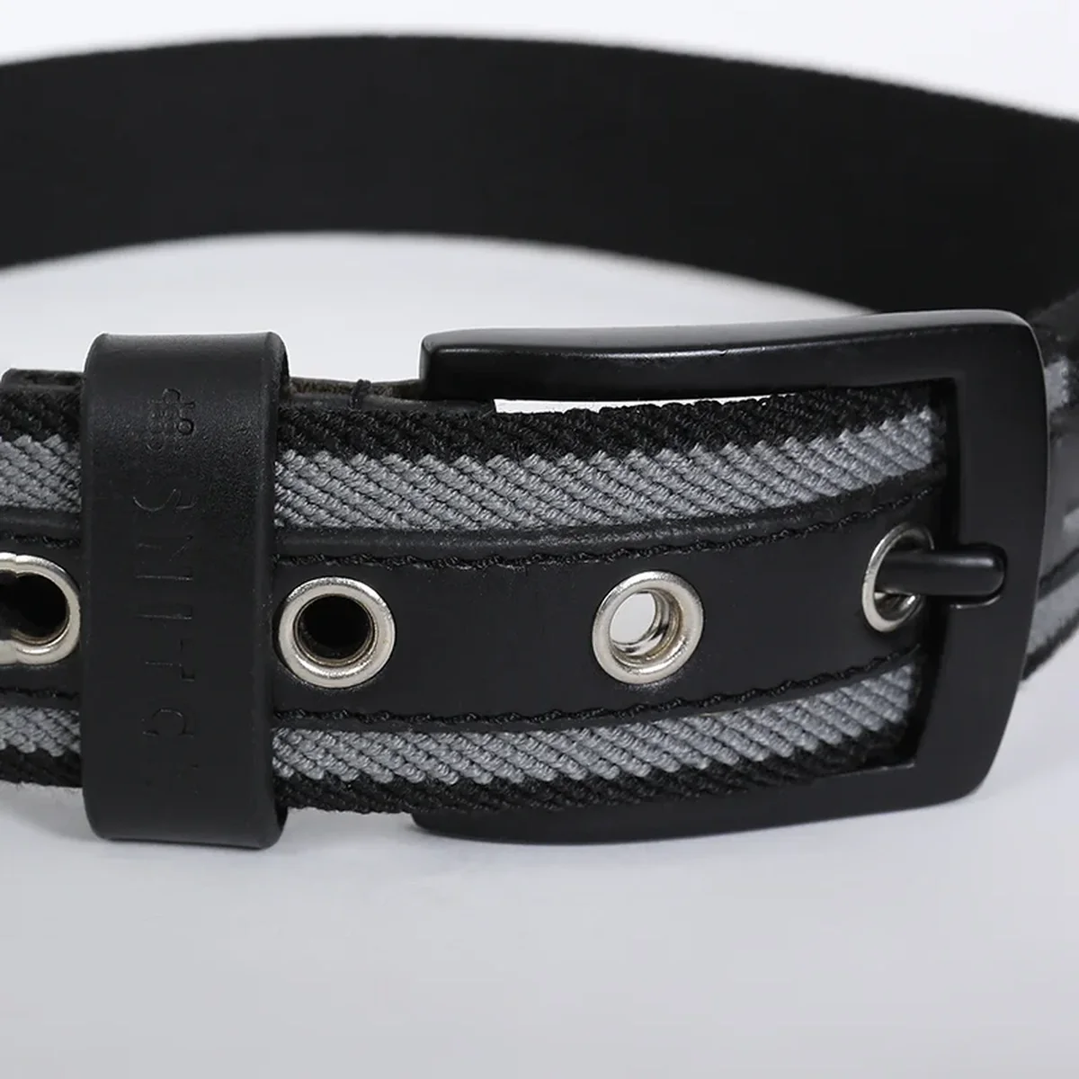 Black Textured Belt thumbnail 3
