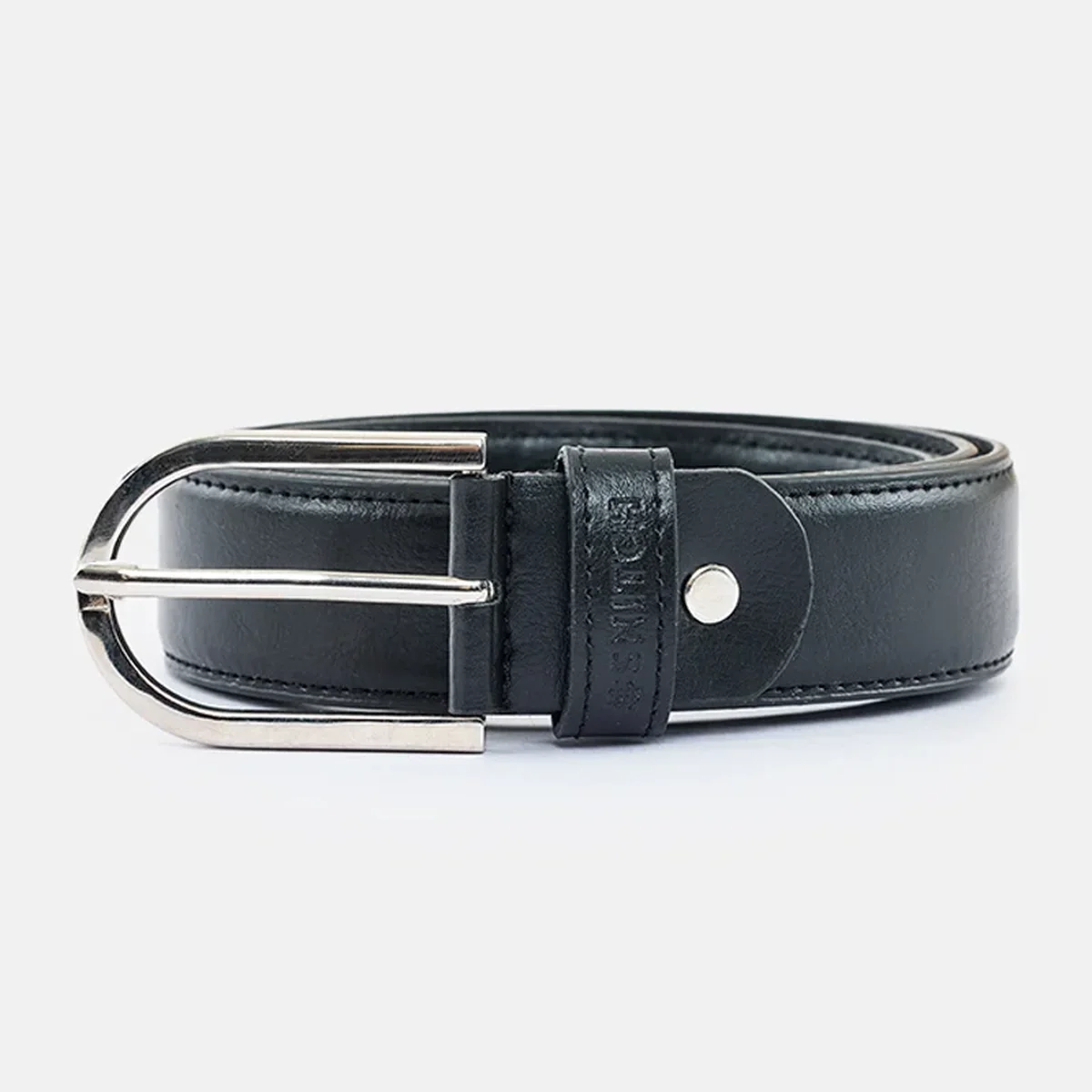 Vegan Black Formal Belt thumbnail 1