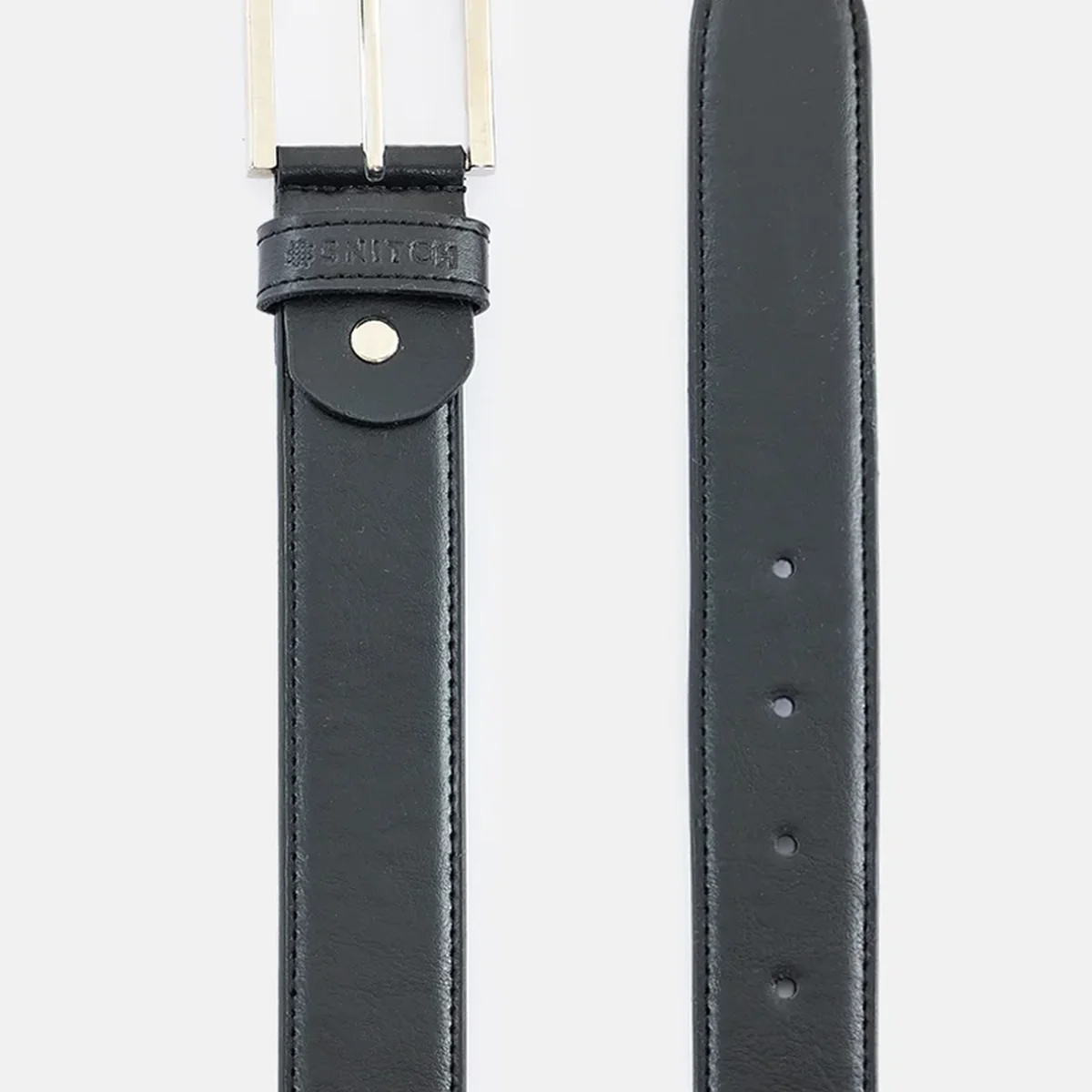 Vegan Black Formal Belt thumbnail 2