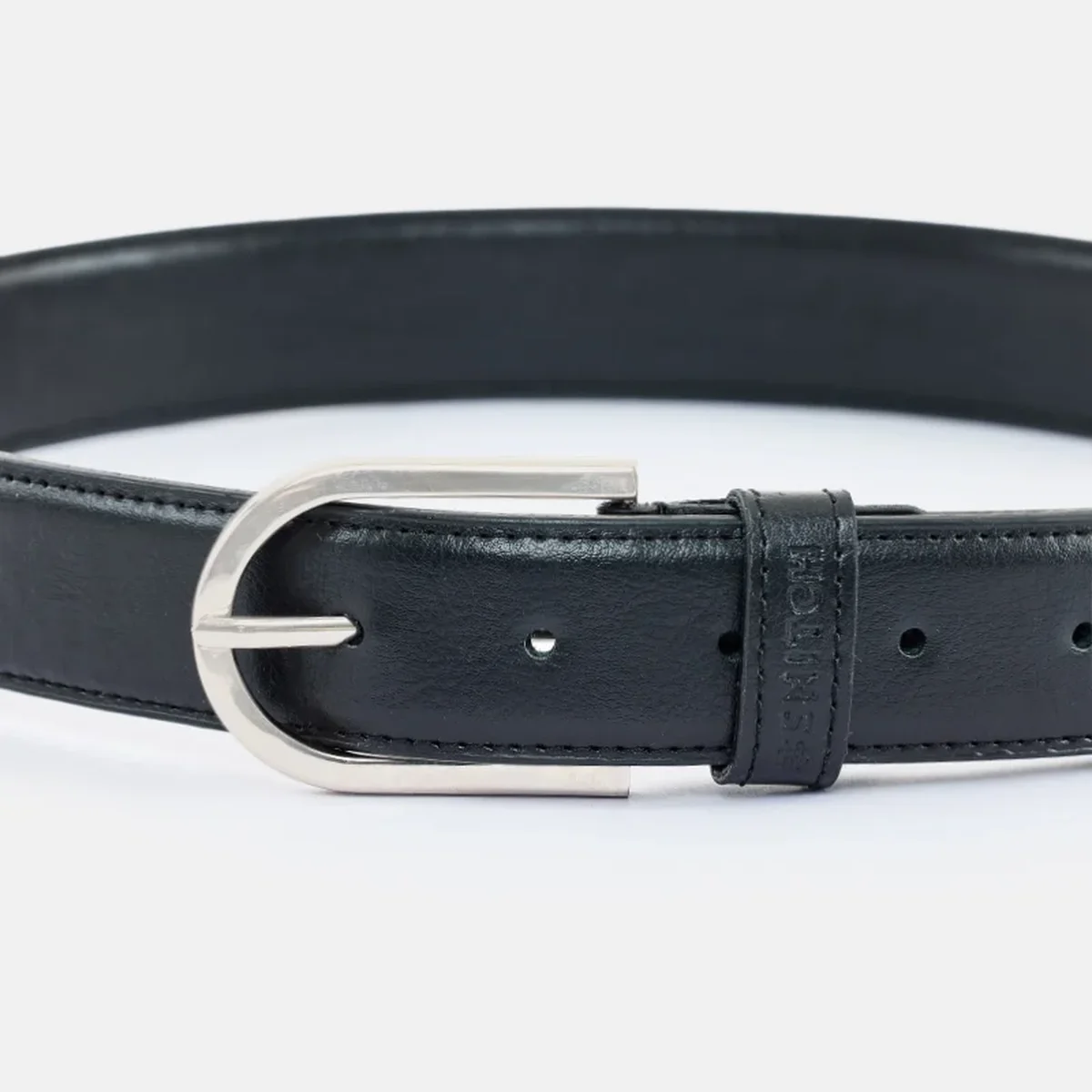 Vegan Black Formal Belt thumbnail 3