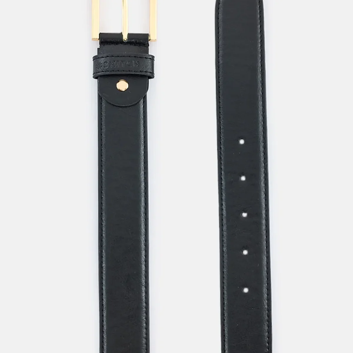 Vegan Gold Buckle Formal Belt thumbnail 3