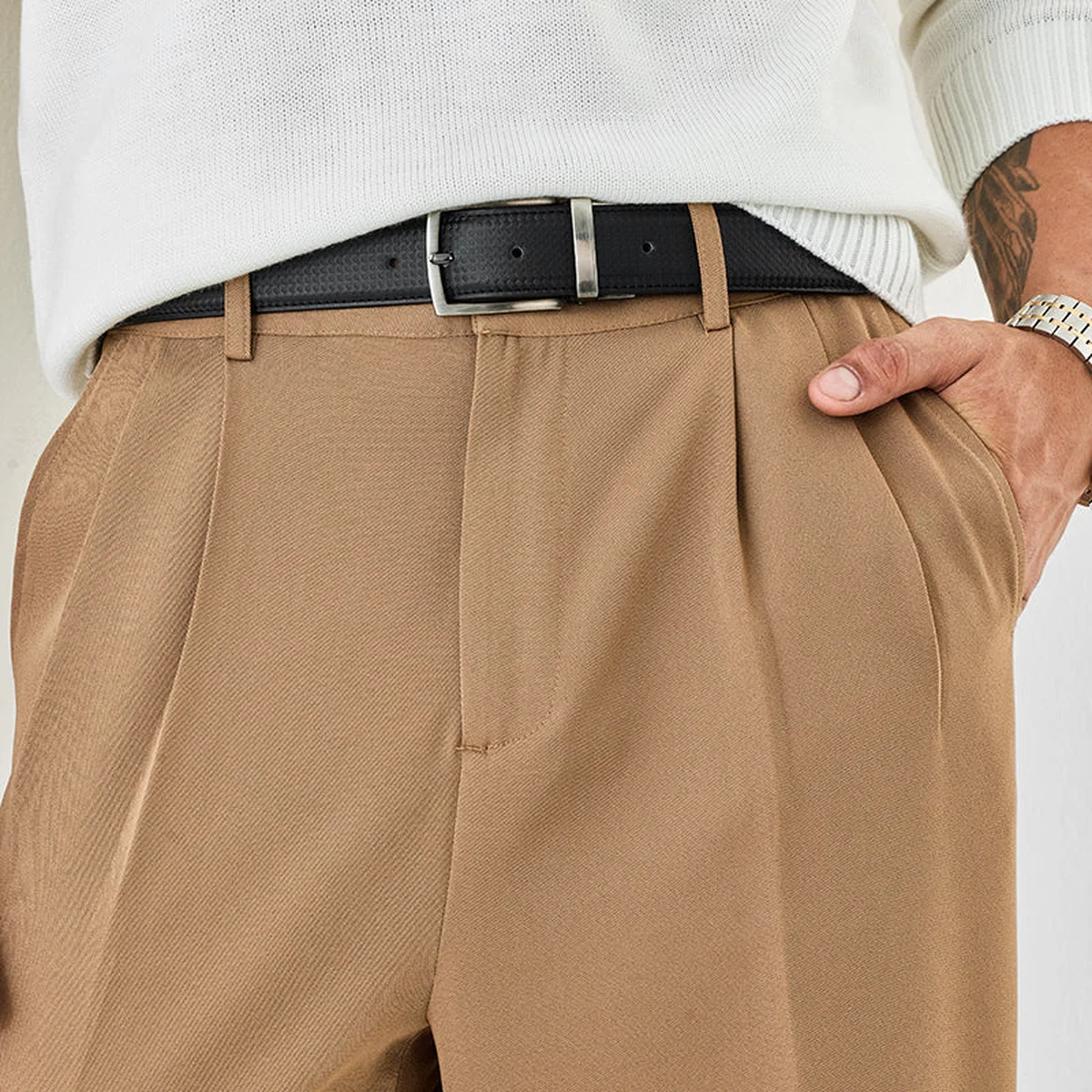 Vegan Reversible Formal Belt thumbnail 1