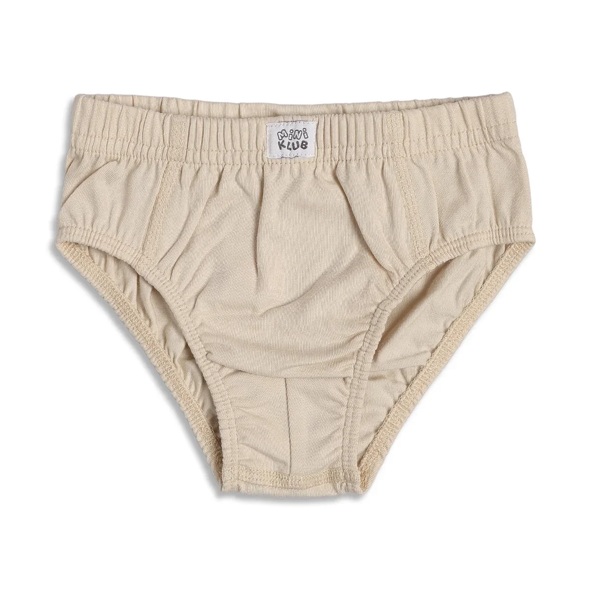 Baby Boys Printed & Solid Cotton Innerwear Briefs Pack of 3, Beige, Green and Light Green thumbnail 2
