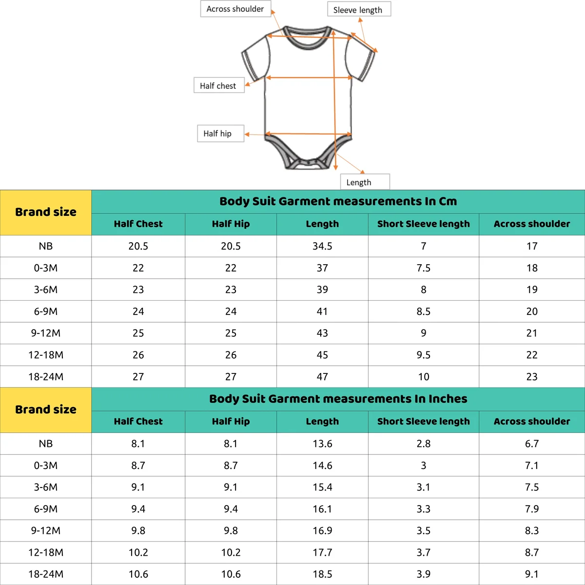 Baby Boys Printed and Striped Bodysuits Pack of 2, Yellow and White thumbnail 2