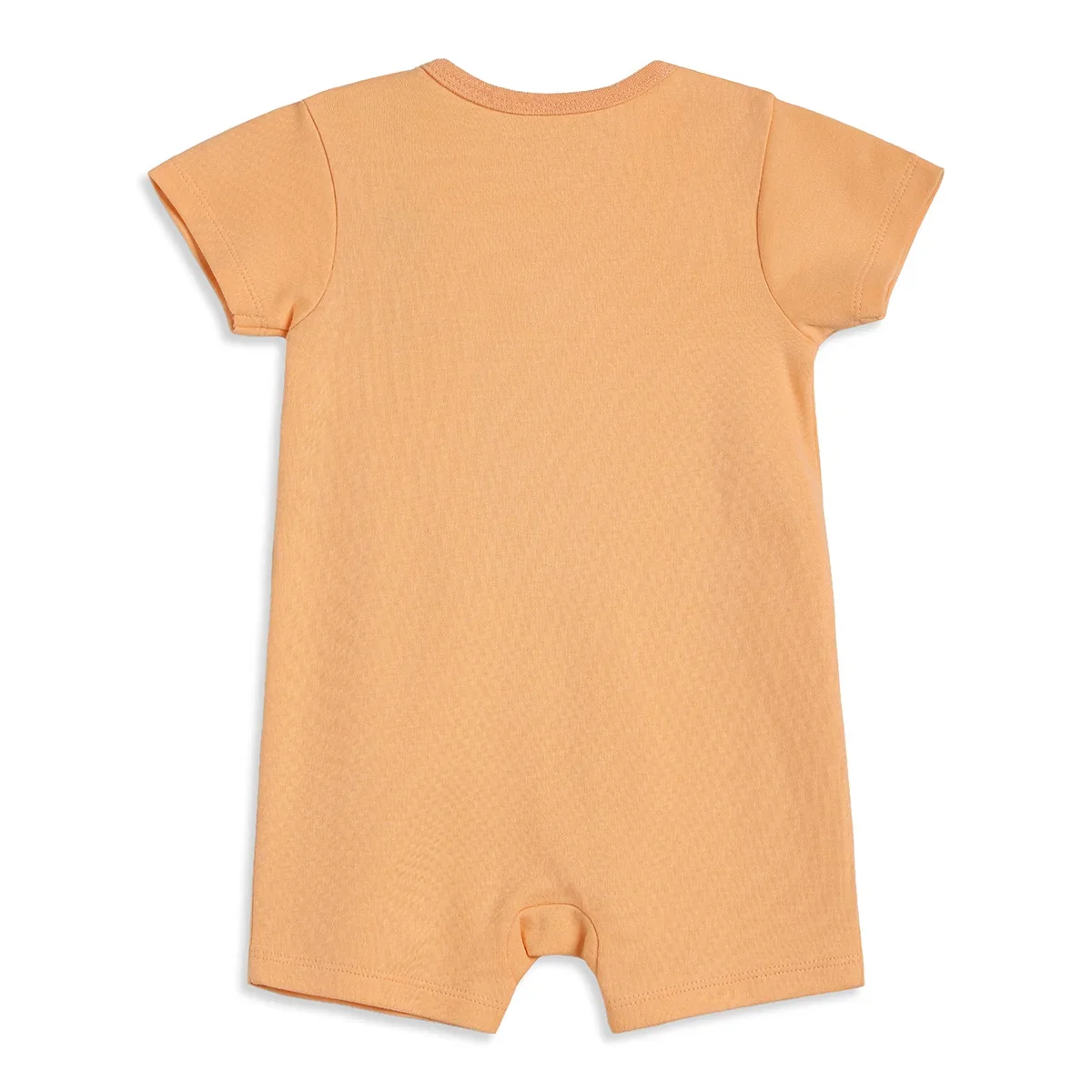 Baby Boys Peach Cotton Printed Romper Regular Fit Casual Wear thumbnail 1