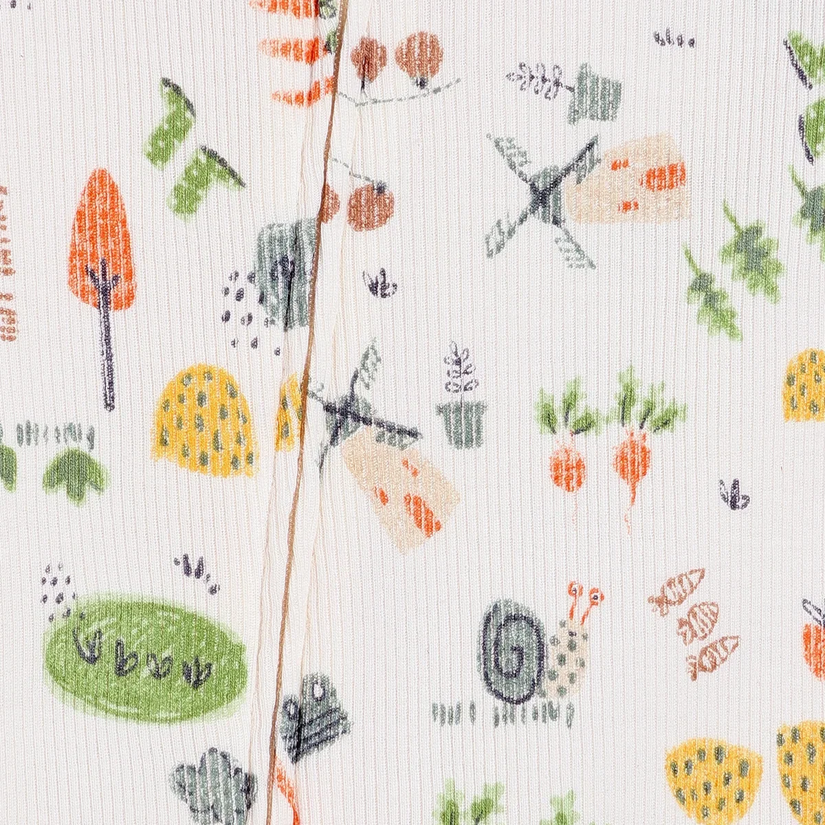 Baby Boys Plantopia Printed Romper, White thumbnail 3