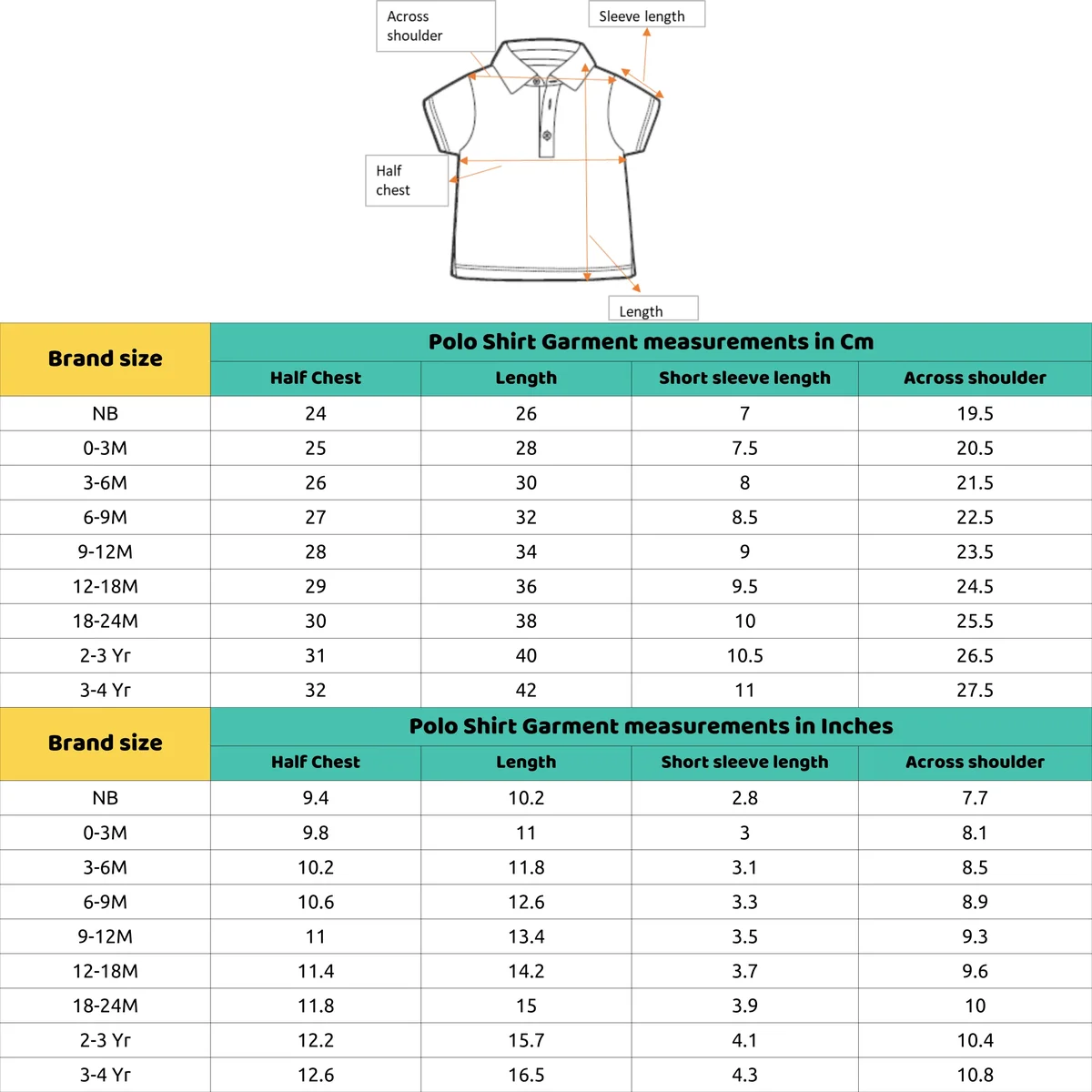Baby Boys Polo T-Shirt with Fish Embroidery, Aqua thumbnail 2