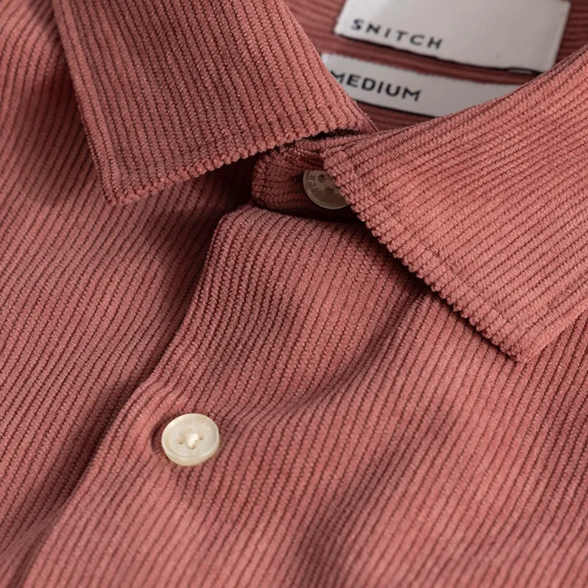 PatchPro Mauve Corduroy Shirt thumbnail 1