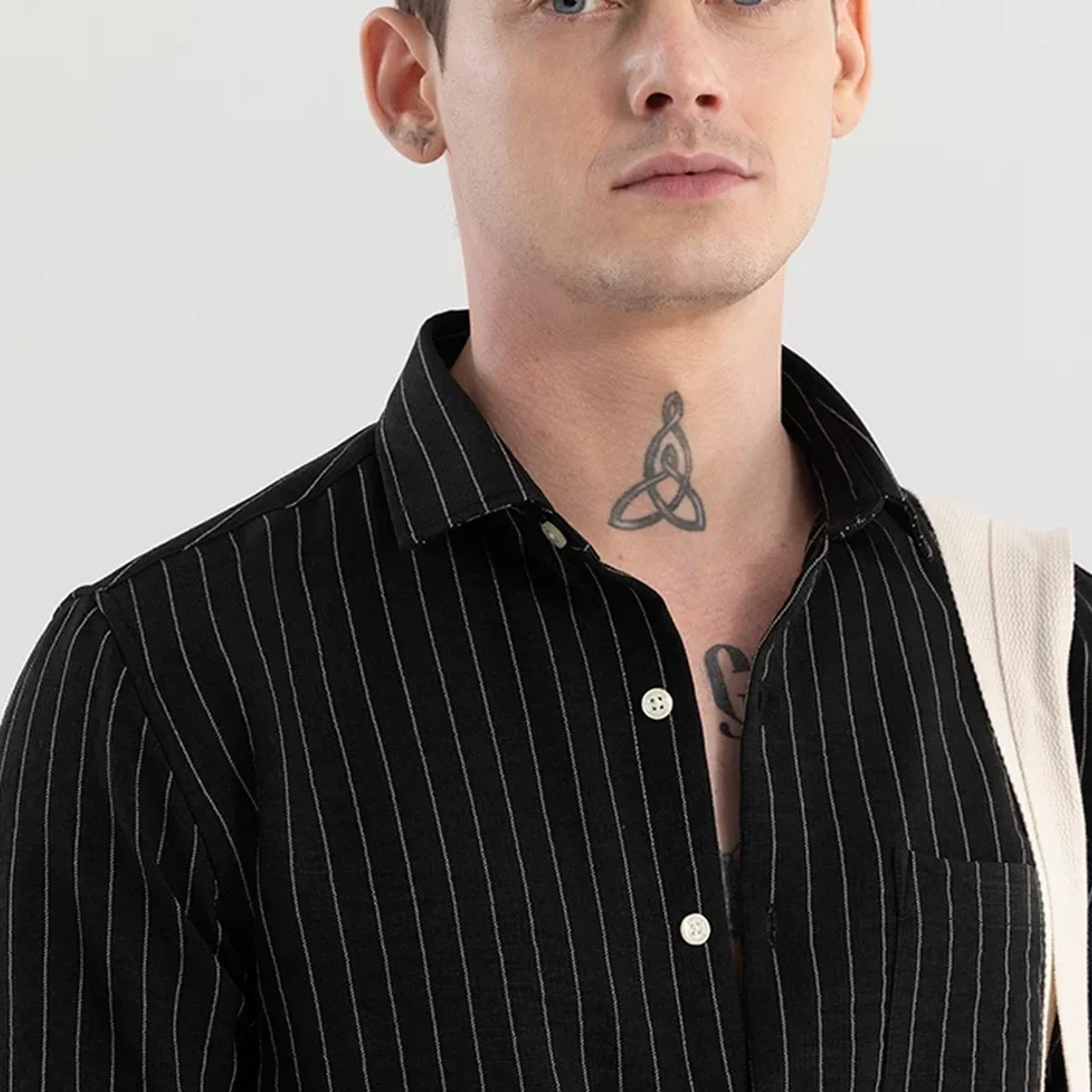 Black Stripes Slim Fit Shirt thumbnail 2