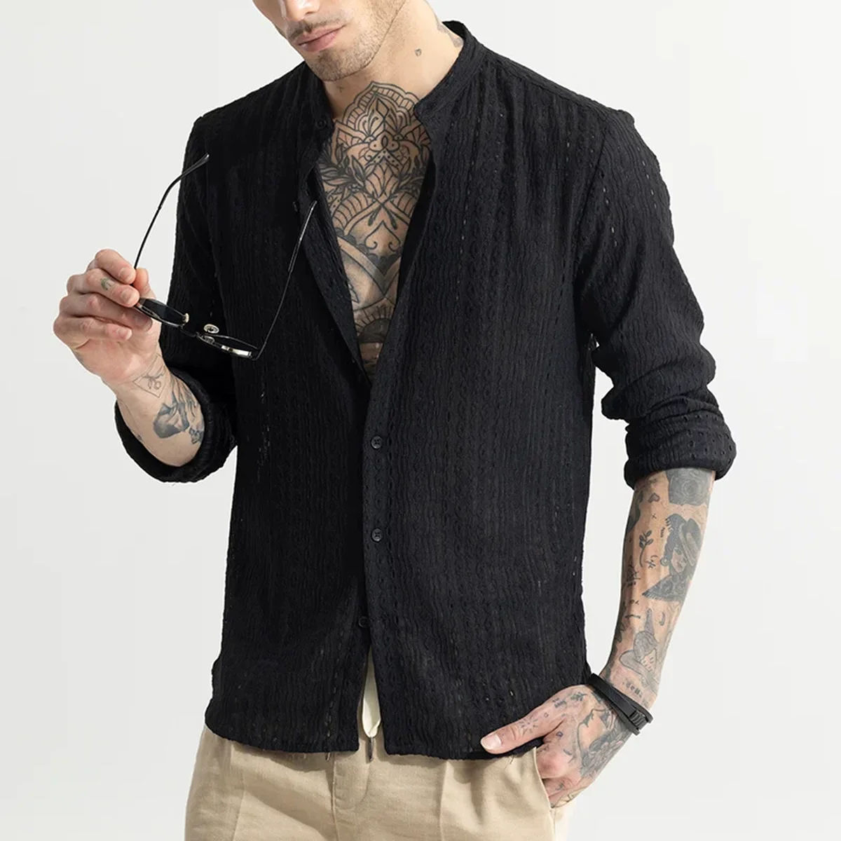 CraftedCanvas Black Shirt thumbnail 3