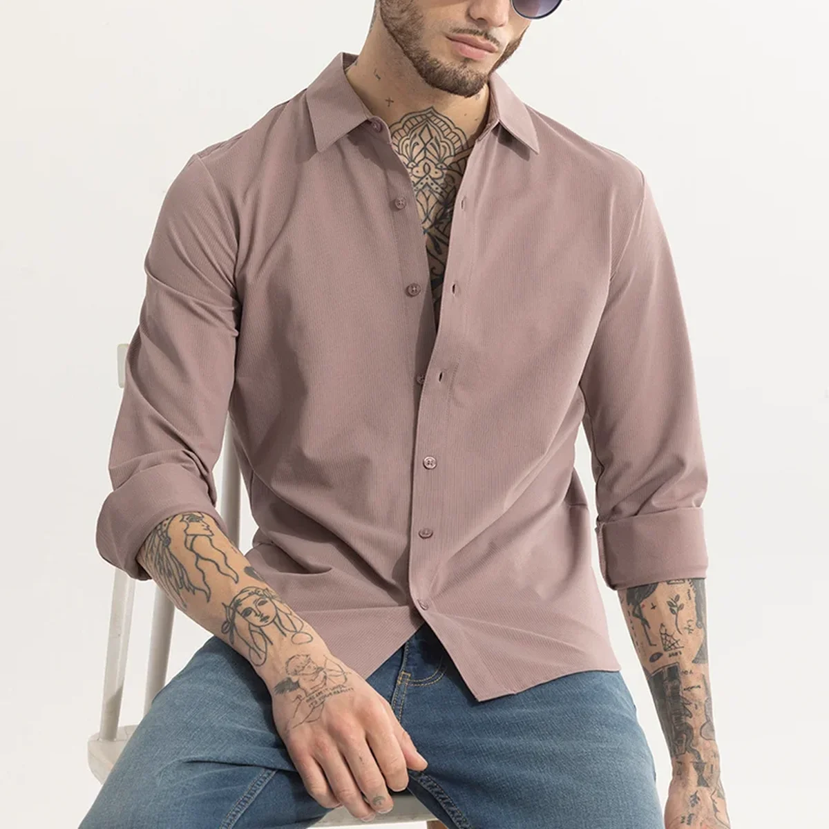 AzureSharp Mauve Shirt thumbnail 2