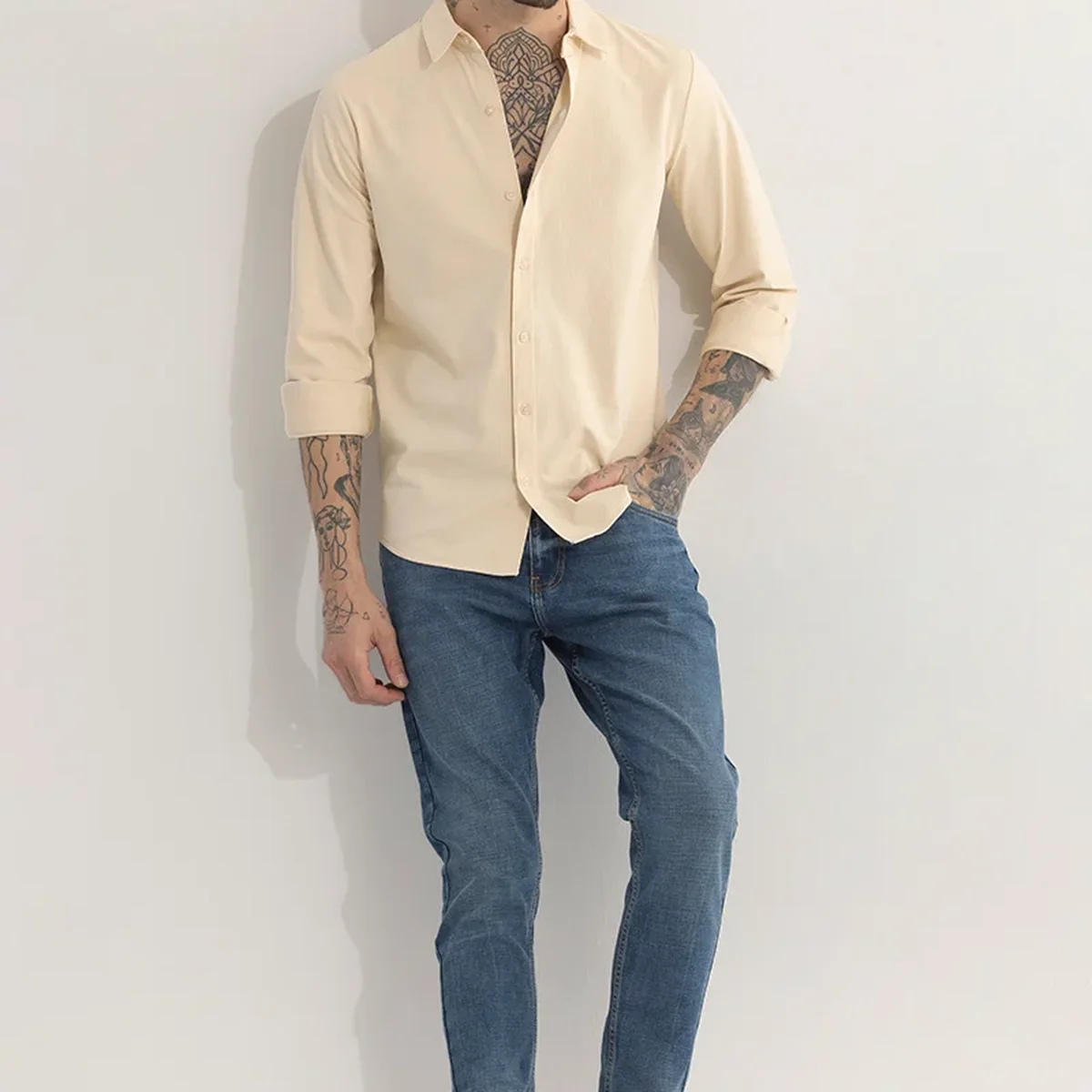 AzureSharp Beige Shirt thumbnail 2