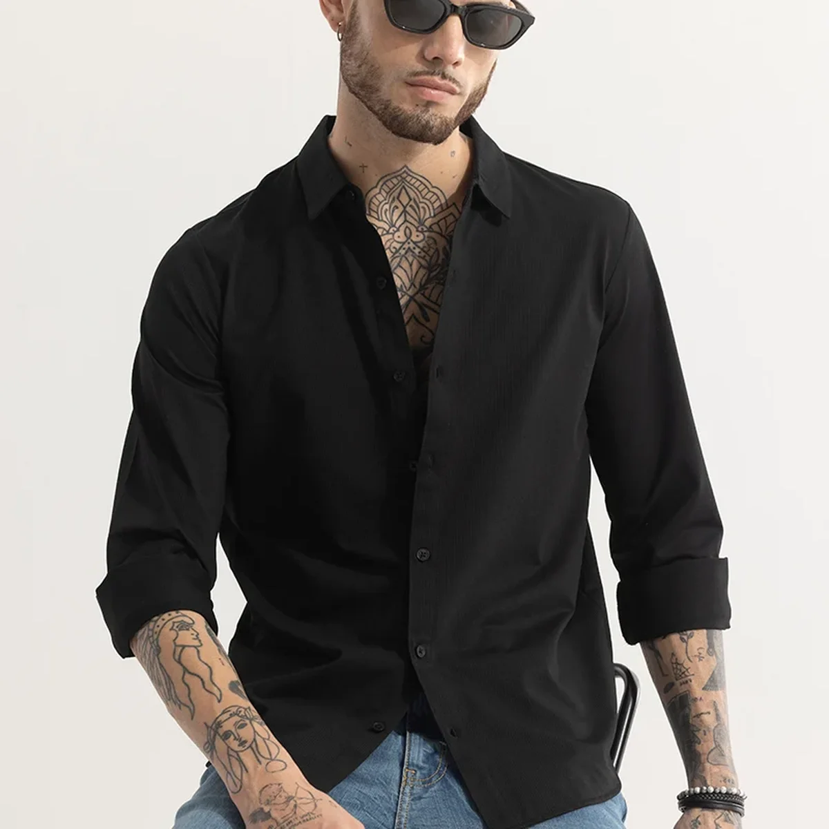 AzureSharp Black Shirt thumbnail 3