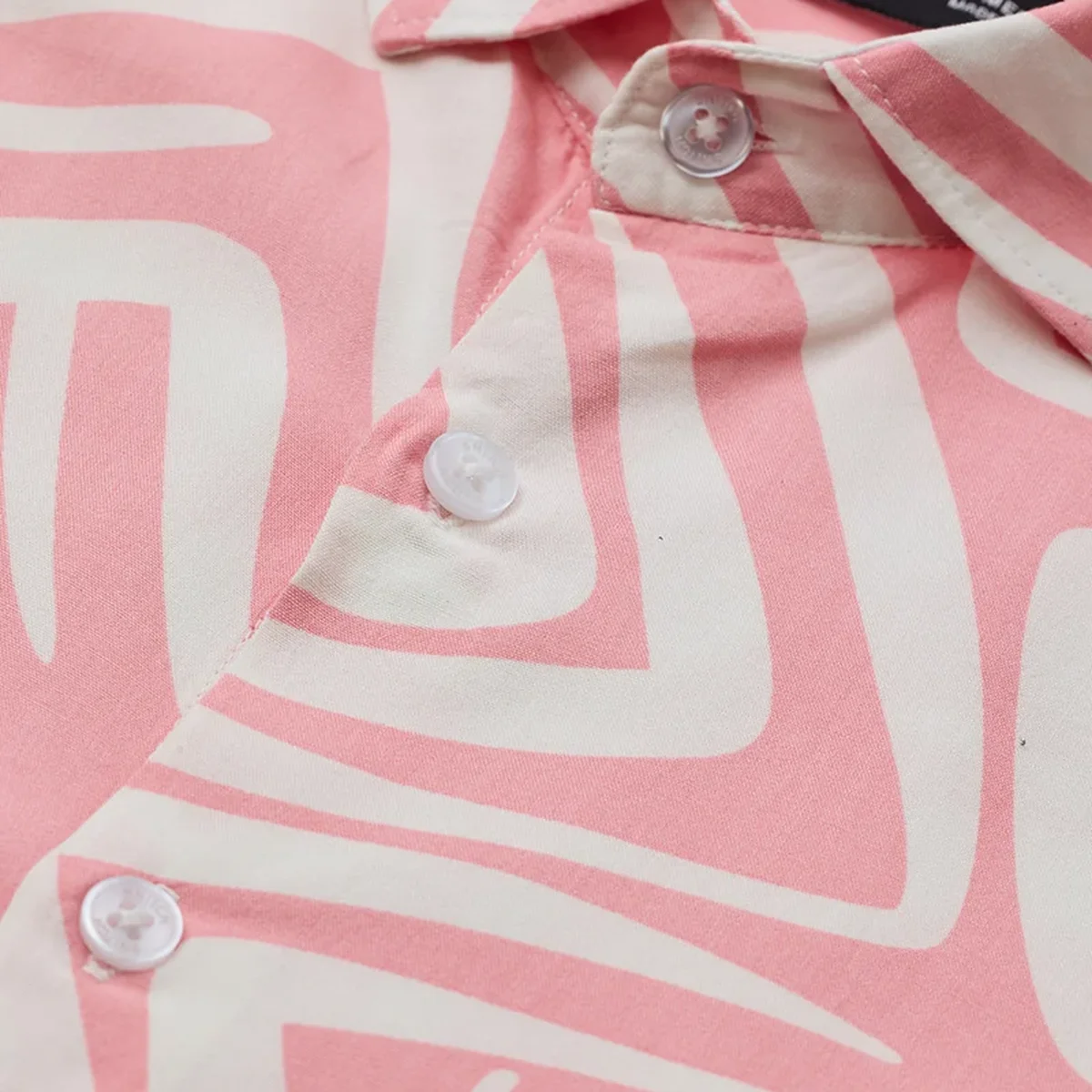 Maze Line Pink Shirt thumbnail 1