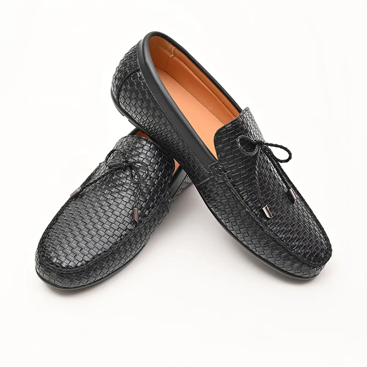 Black Textured Loafers thumbnail 2