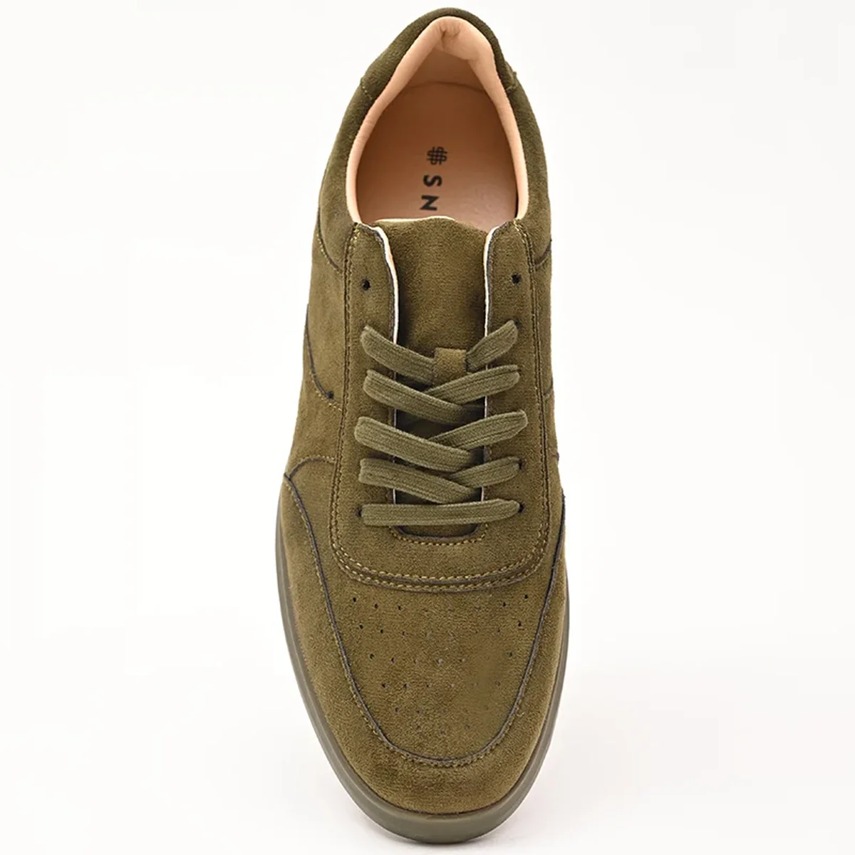Olive Textured Canvas Shoes thumbnail 3