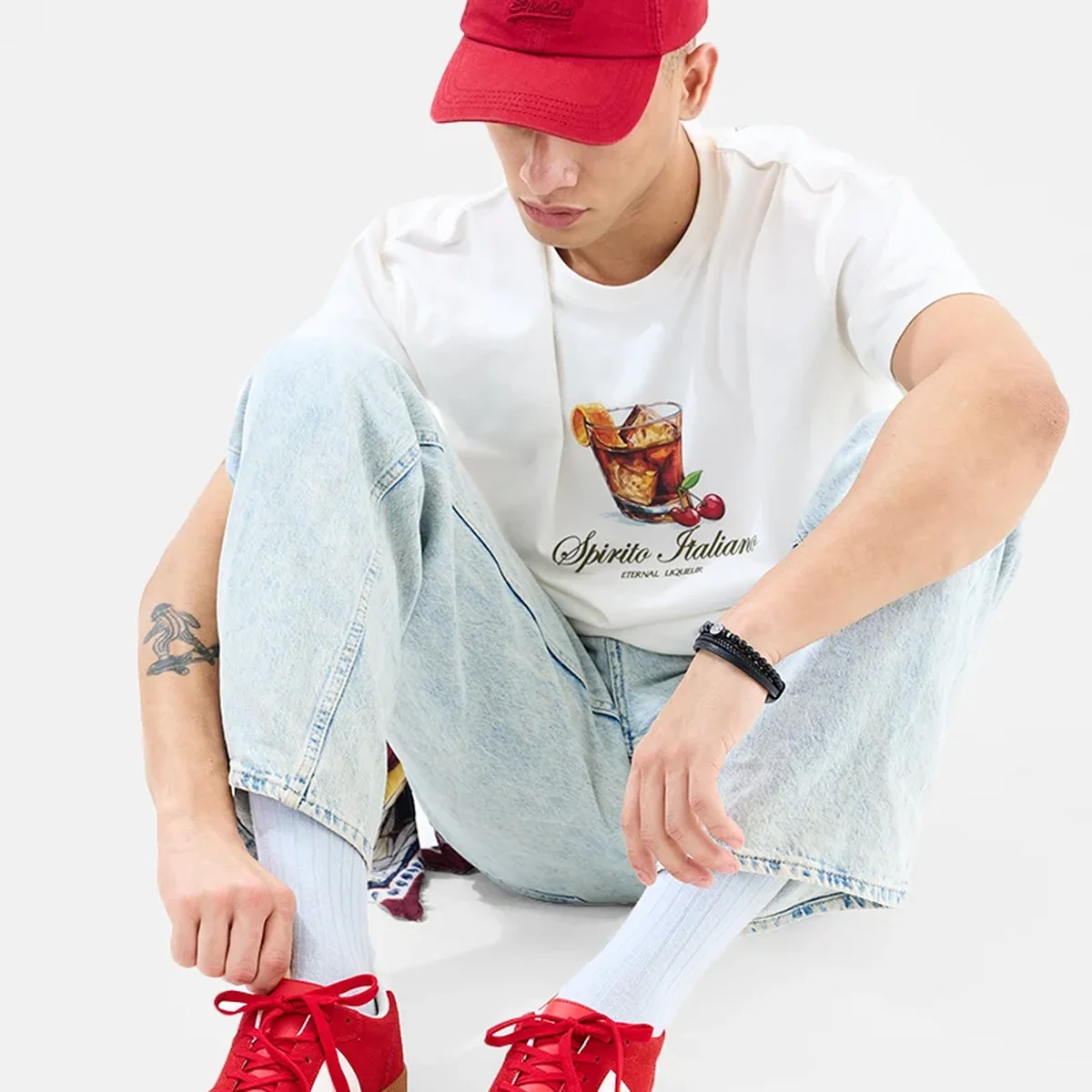 Rouge Suede Red Sneakers thumbnail 3